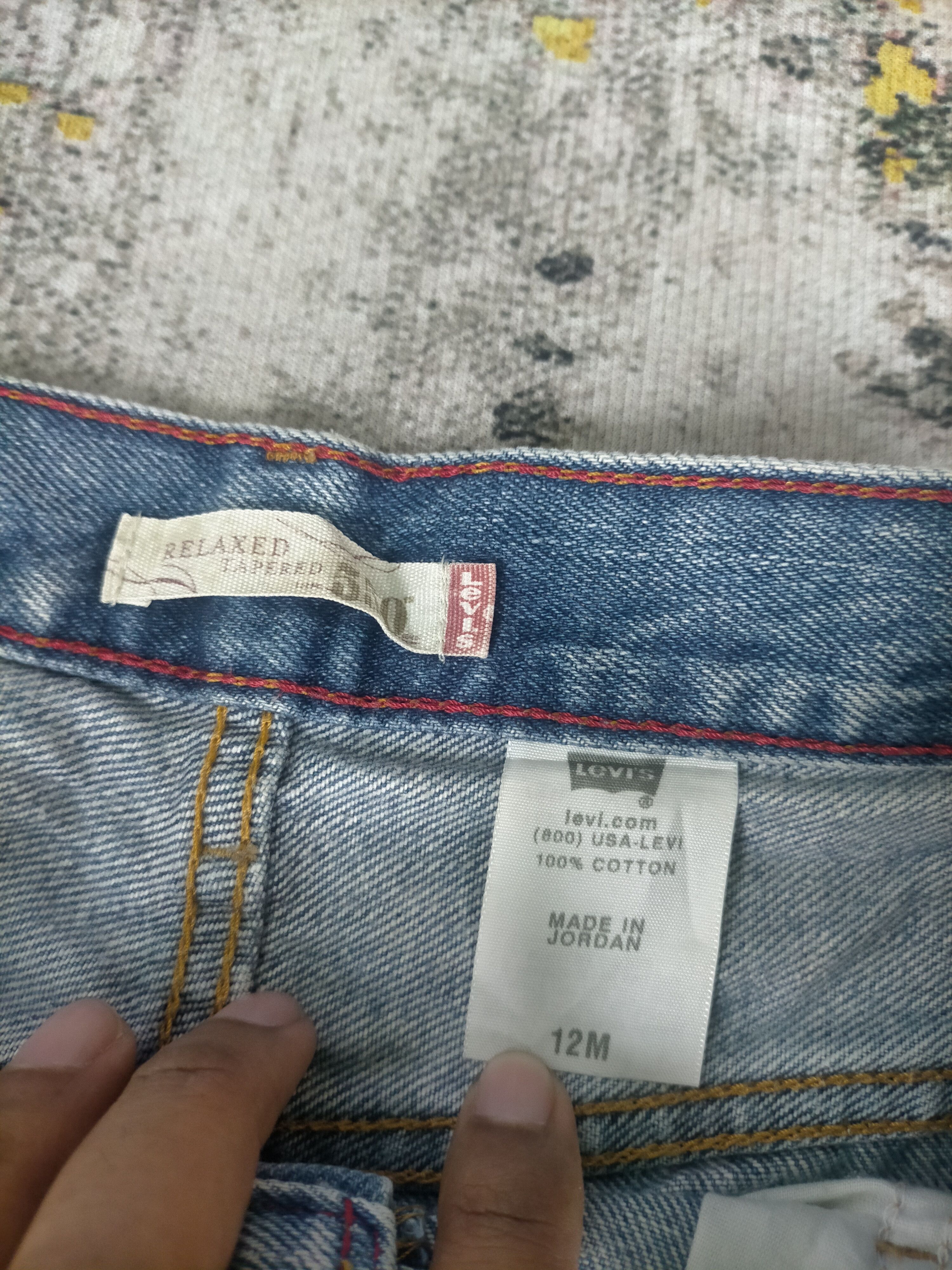 Levi's 🔥90s Levis 550 Grunge Distressed Stone Wash Jeans Size US 32 / EU 48 - 5 Thumbnail