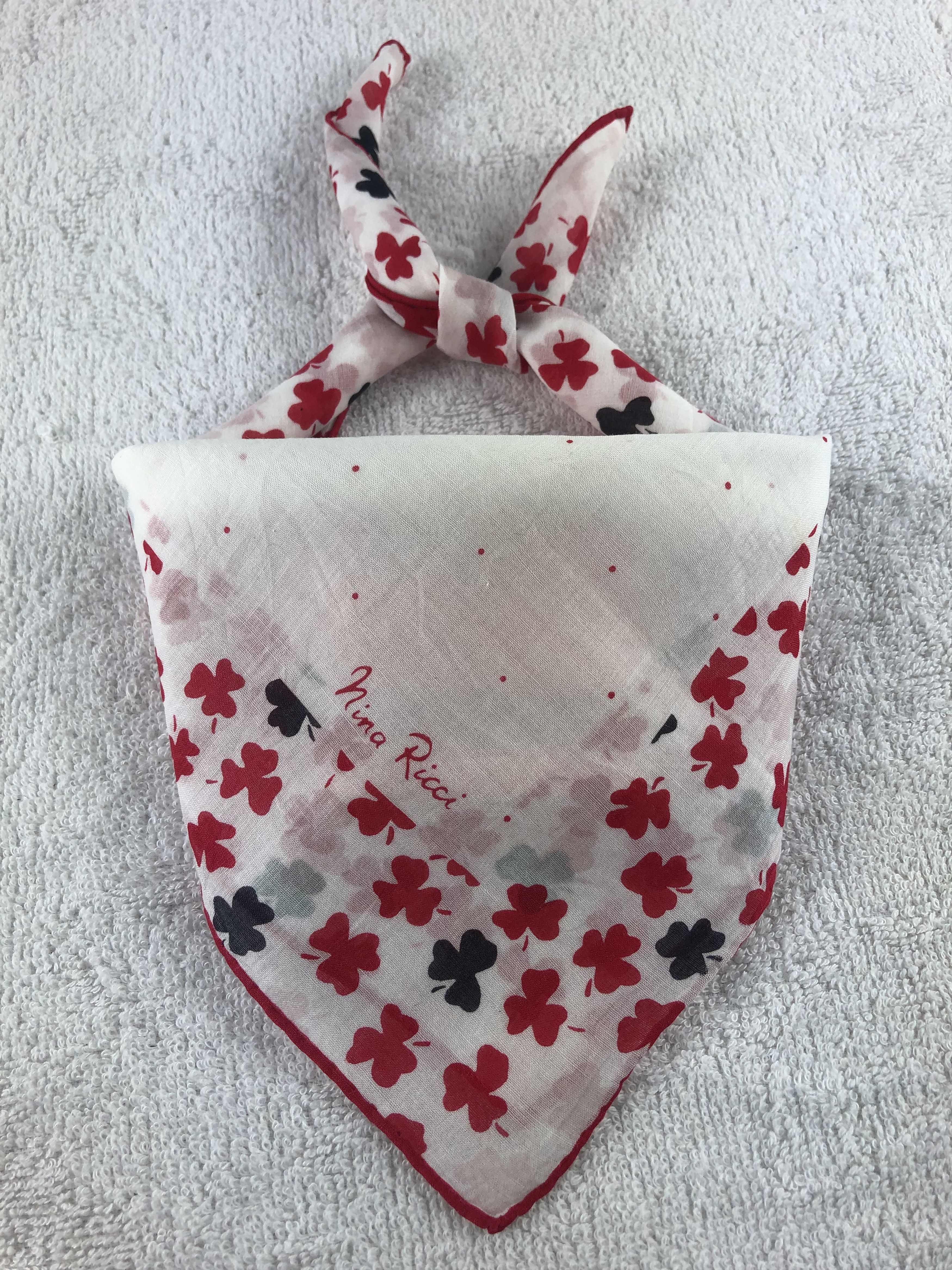 Nina Ricci × Vintage Nina Ricci Handkerchief / Bandana / Neckerchief Size ONE SIZE - 1 Thumbnail
