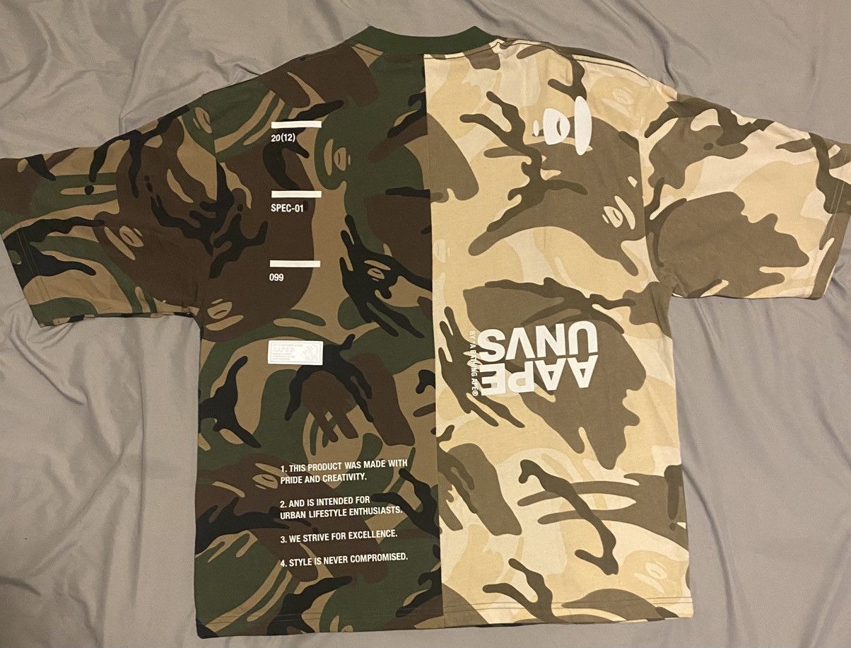 Aape AAPE Camo embroidered tee Size US M / EU 48-50 / 2 - 2 Thumbnail