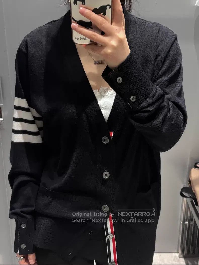 Thom Browne Thom Browne Wool Cardigan Size US M / EU 48-50 / 2 - 9 Thumbnail