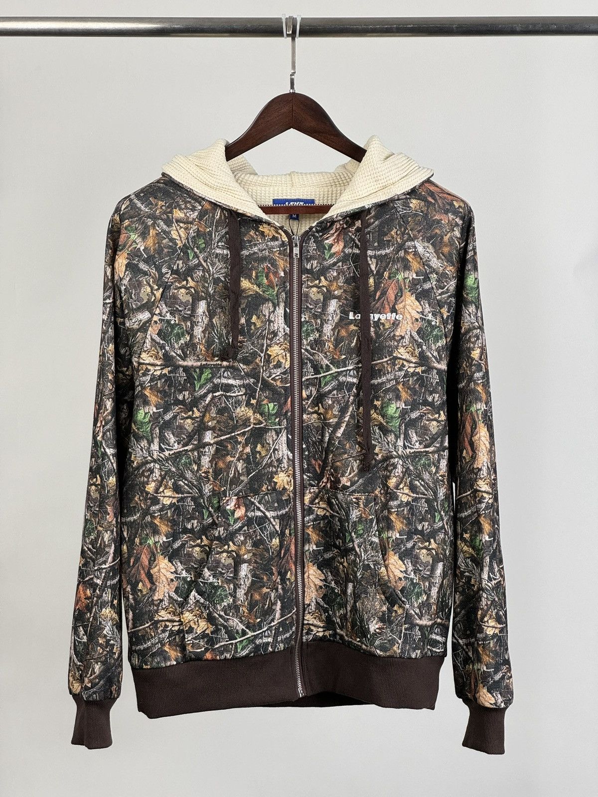 image of Lafayette Real Camo Thermal Lined Zip Up Hoodie, Men's (Size Medium)