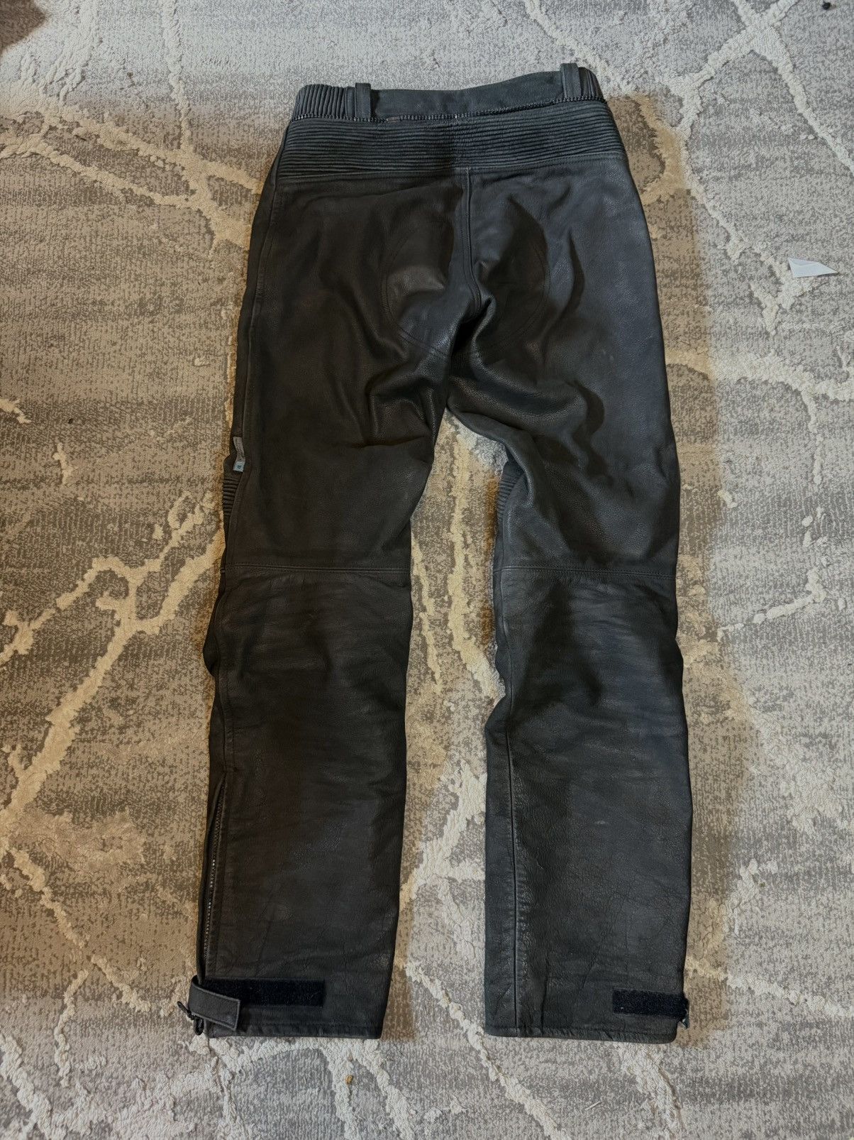 Vintage Vintage Moto Motorcycle Leather Pants Size US 31 - 2 Thumbnail