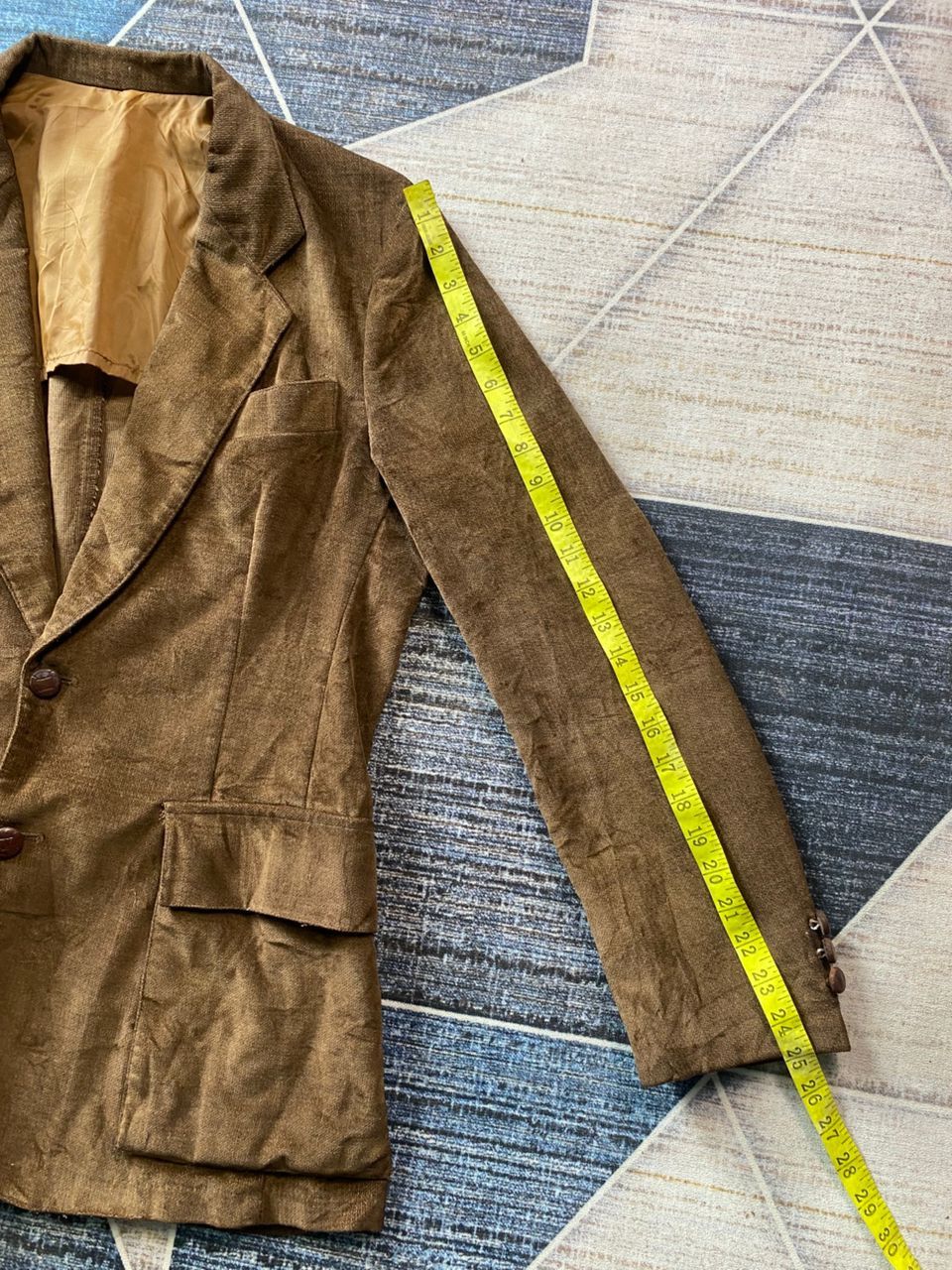 Lee × Vintage Vintage Separate-Lees By Lee Wood Button Brown Jacket Size US S / EU 44-46 / 1 - 14 Thumbnail