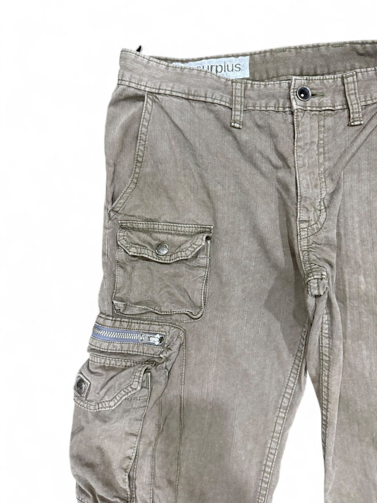 If Six Was Nine Japanese Brand Surplus Flare Cargo Pants Size US 32 / EU 48 - 5 Thumbnail