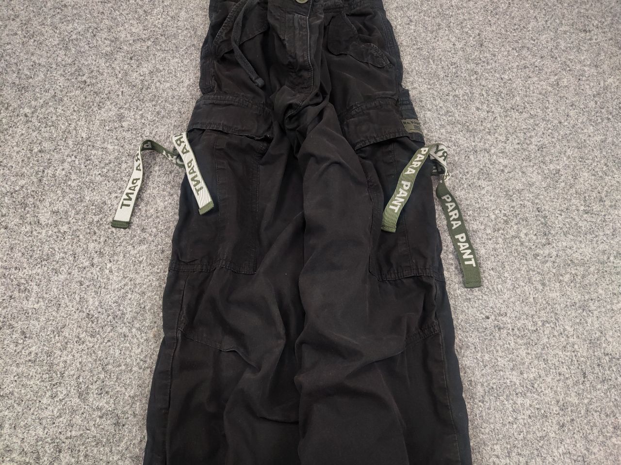 Superdry Superdry Parachute Cargo Black Baggy Pants Vintage Style Size US 32 / EU 48 - 6 Thumbnail
