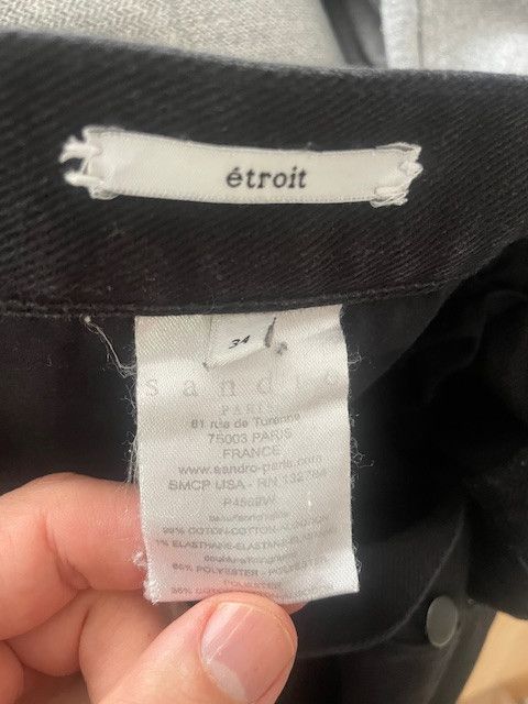 Sandro Sandro paris etroit jeans 34(32) Size US 34 / EU 50 - 3 Thumbnail