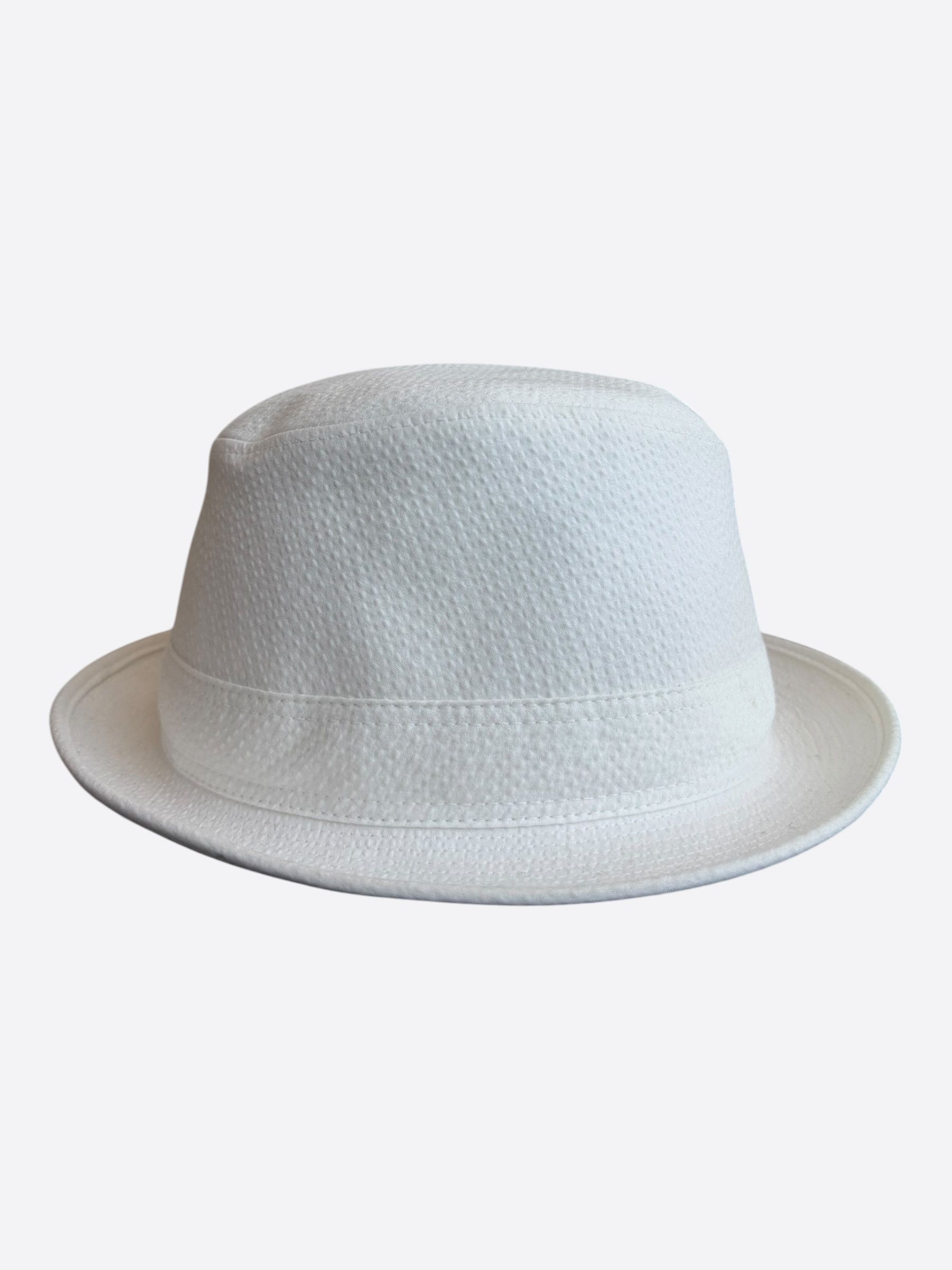 Hermes Hermes White Fedora Size ONE SIZE - 4 Thumbnail