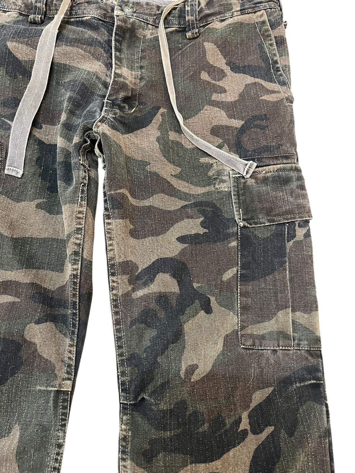 Hysteric Glamour Vintage Eden Mellow Flare Camo Military Cargo Denim Size US 34 / EU 50 - 4 Thumbnail