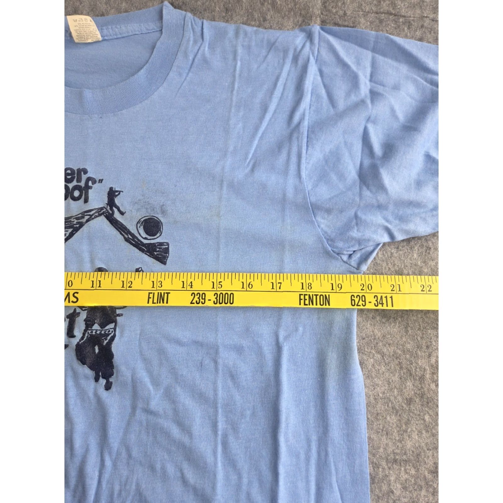 Vintage VINTAGE Fiddler On The Roof T Shirt Large Blue USA Local Theater Shirt Unisex Adults Men Women 1988 Distressed/Screen Stars Size US L / EU 52-54 / 3 - 7 Thumbnail