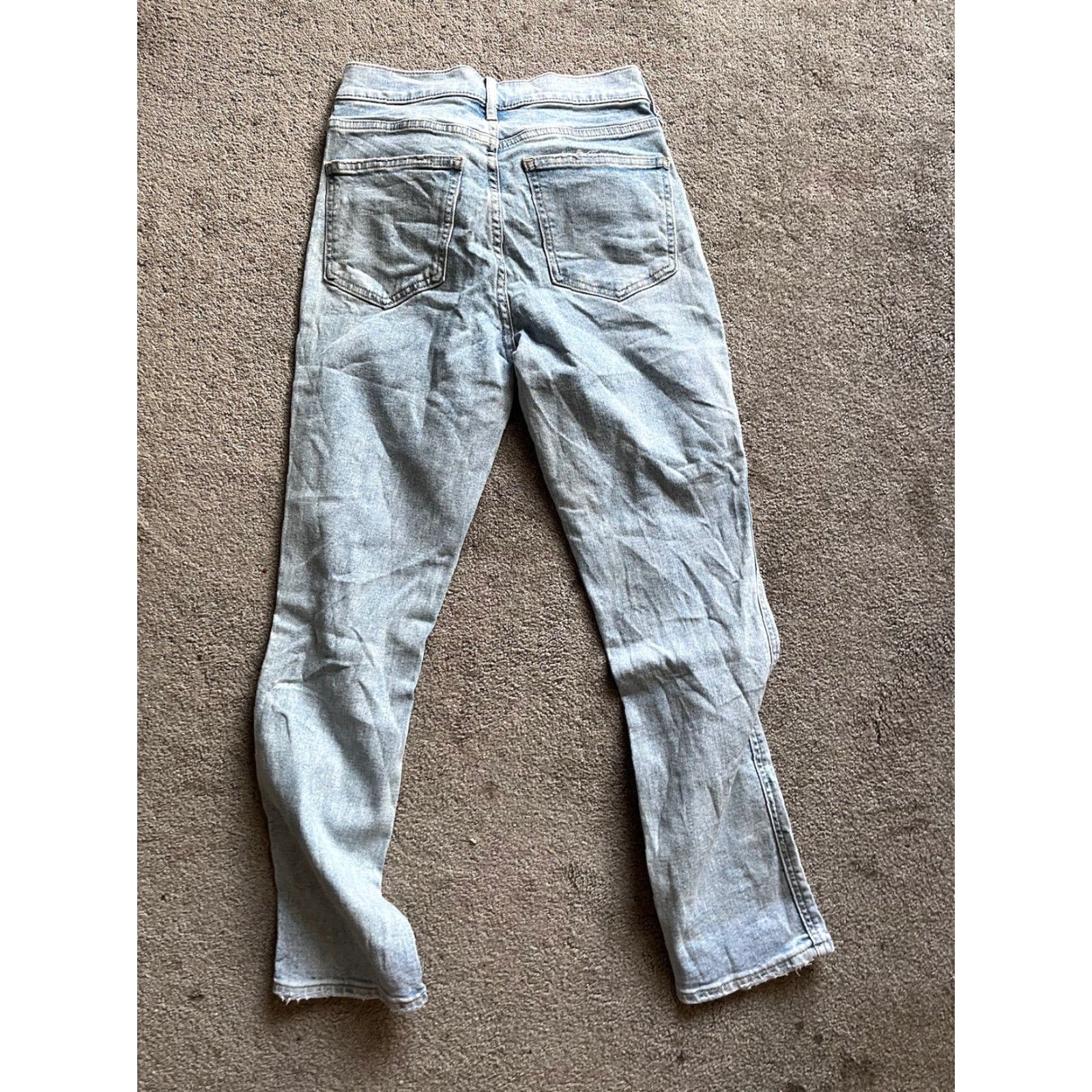 Gap GAP Women's Slim High Rise Jeans 26 Regular Size Medium Wash Denim Stretch 90s Retro Vintage Style Size 26" / US 2 / IT 38 - 4 Thumbnail