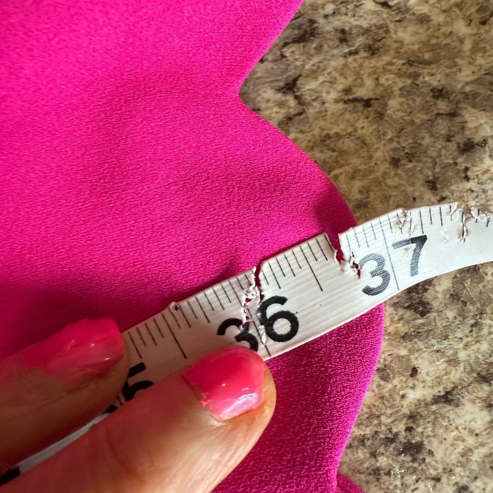 Other Pink Puff Sleeve Bodycon Midi Dress Size XL / US 12-14 / IT 48-50 - 6 Thumbnail