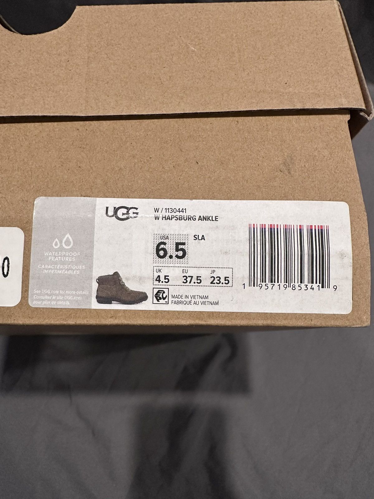 Ugg UGG Lace-Up/Zip Waterproof Leather Bootie 6.5 Size US 6.5 / IT 36.5 - 9 Thumbnail