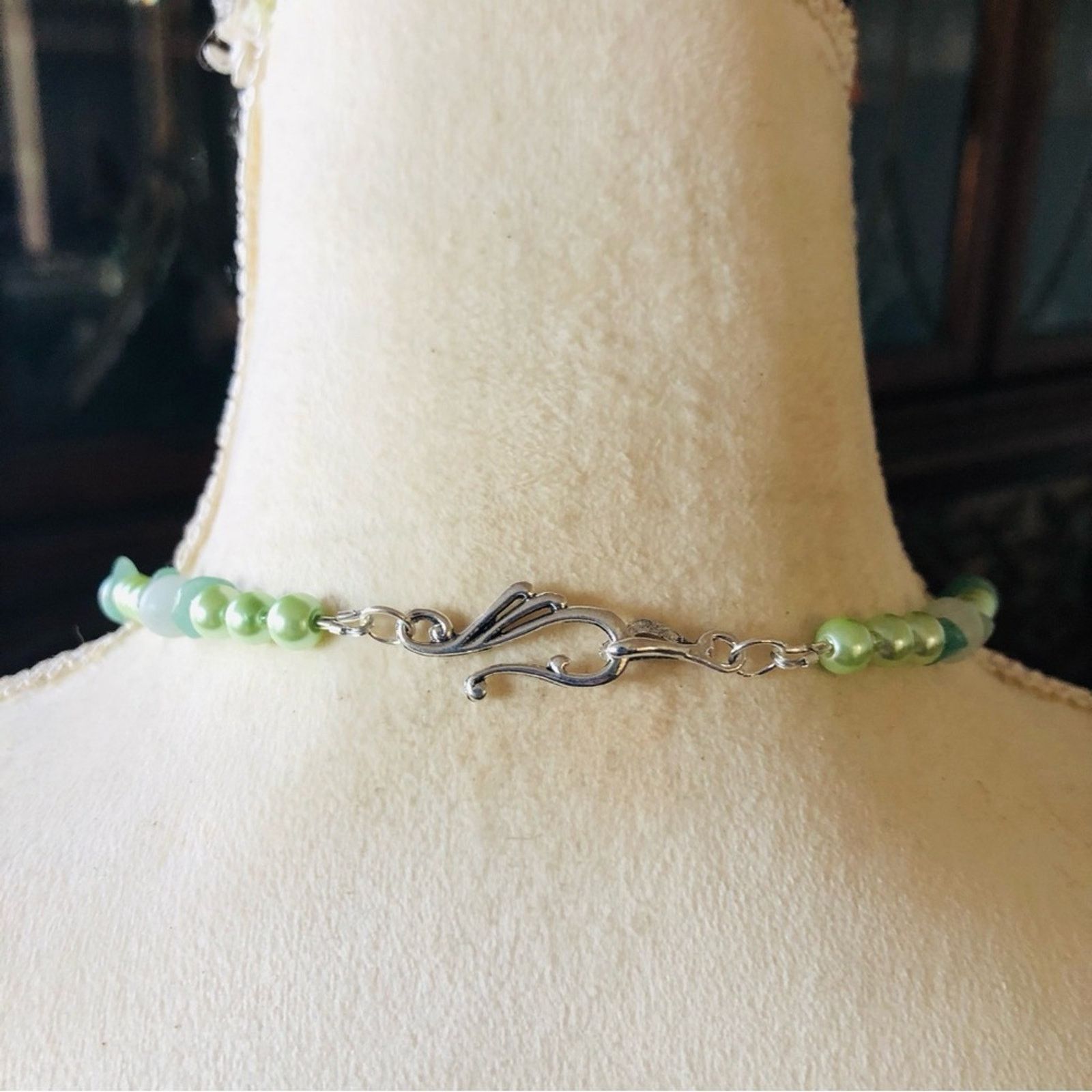 Handmade Handcrafted repurpose genuine stone Pearl necklace Size ONE SIZE - 7 Thumbnail
