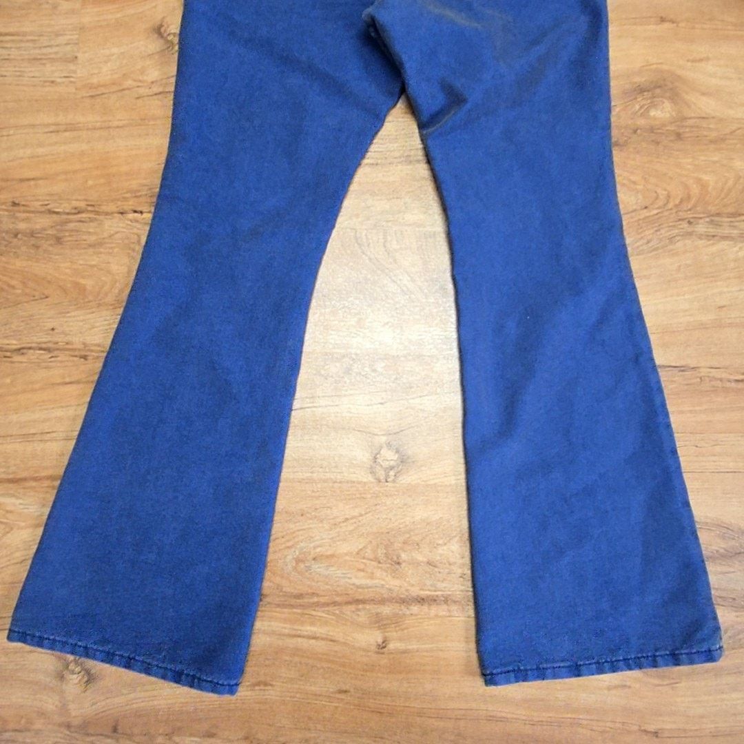 Lee Vintage Lee Dungarees Hipster Jeans Flare Leg Blue Denim 9 M Size 30" / US 8 / IT 44 - 2 Thumbnail