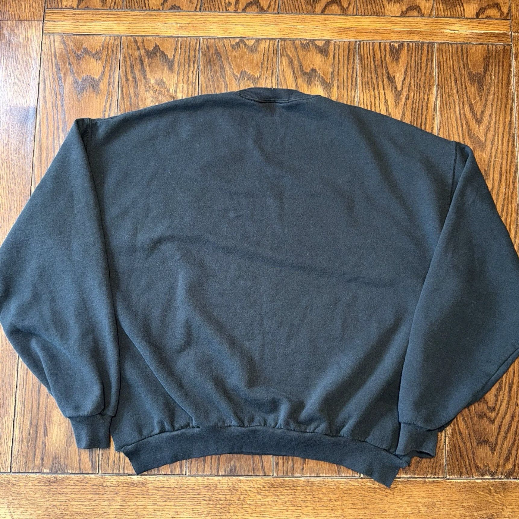 Vintage VTG Wild Oats Natural Marketplace Employee Team Member Crewneck Sweatshirt Large Mens Black Graphic Print Size US L / EU 52-54 / 3 - 6 Thumbnail
