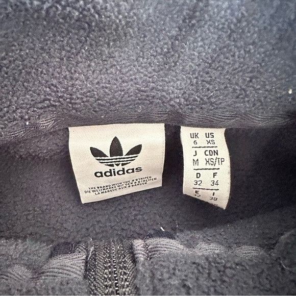 Adidas Adidas Athletic League Fleece Pullover Crop Top Womens Navy Size XS / US 0-2 / IT 36-38 - 7 Thumbnail