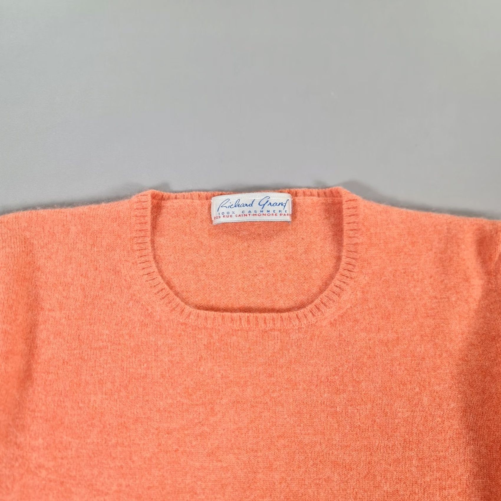 Vintage Richard Grand Jumper Womens Crew Neck Long Sleeve 100% Cashmere Pink Medium Pullover Knit Casual, Lightweight, Breathable, Regular Fit, Made In Italy Size M / US 6-8 / IT 42-44 - 2 Thumbnail