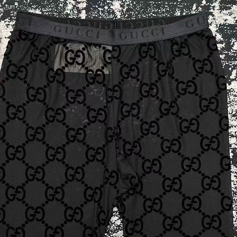 Gucci Gucci SizeS Double G Logo Old Flower Translucent Pantyhose Size 26" / US 2 / IT 38 - 2 Thumbnail