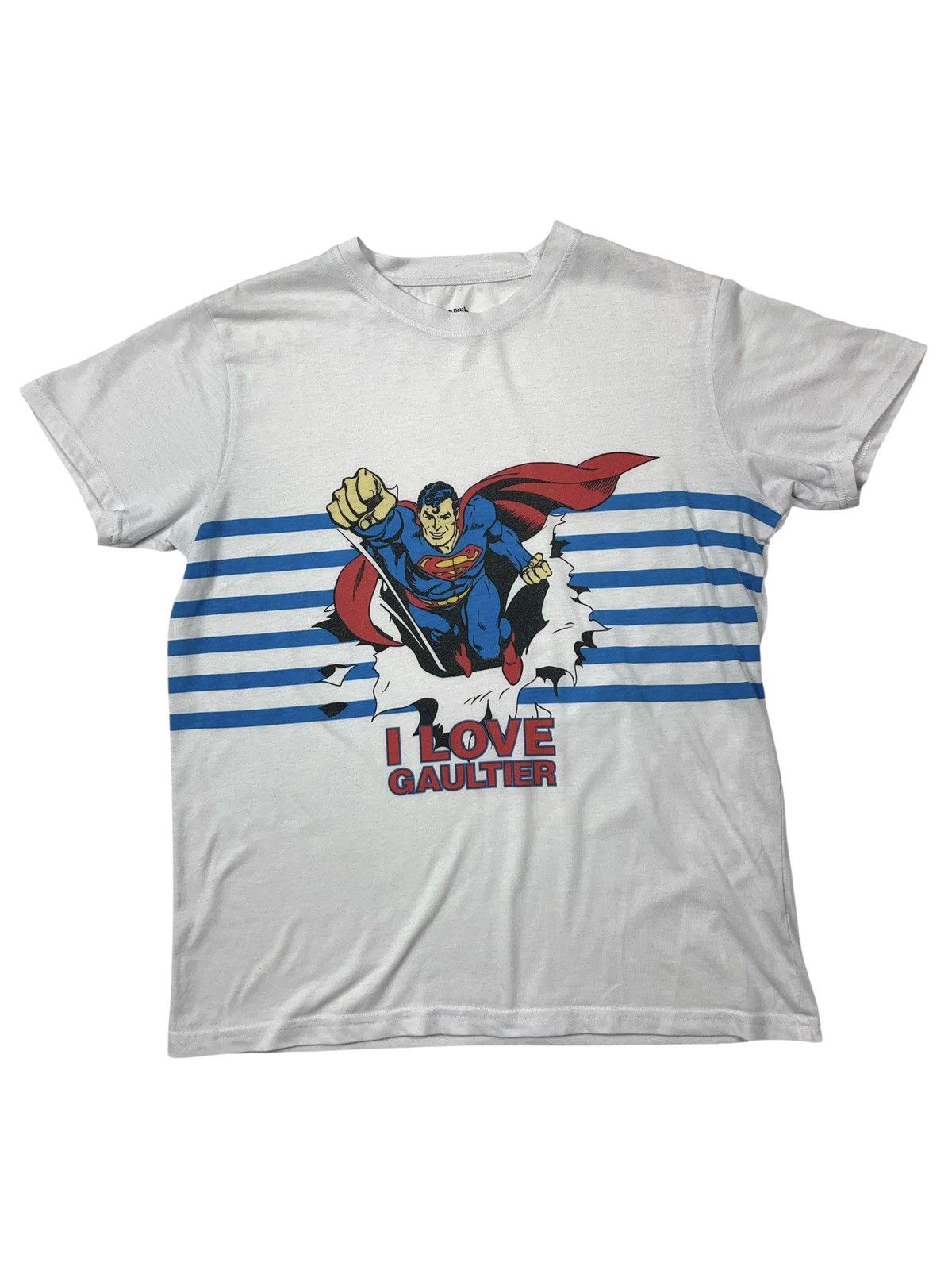 Other Vintage Jean Paul Gaultier Superman I Love Gaultier T-shirt Size US M / EU 48-50 / 2 - 1 Thumbnail