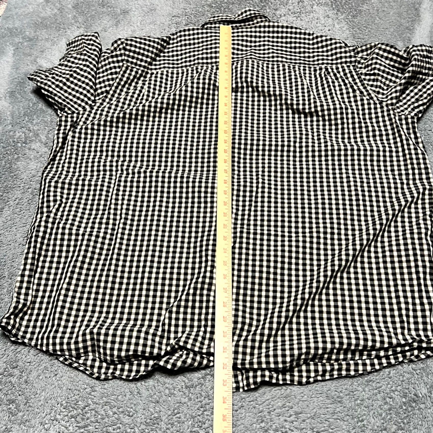 Carhartt Carhartt Shirt Mens 4XL Plaid Sleeve Button Short Sleeve Work Black 4XL Mens Size US XXL / EU 58 / 5 - 5 Thumbnail
