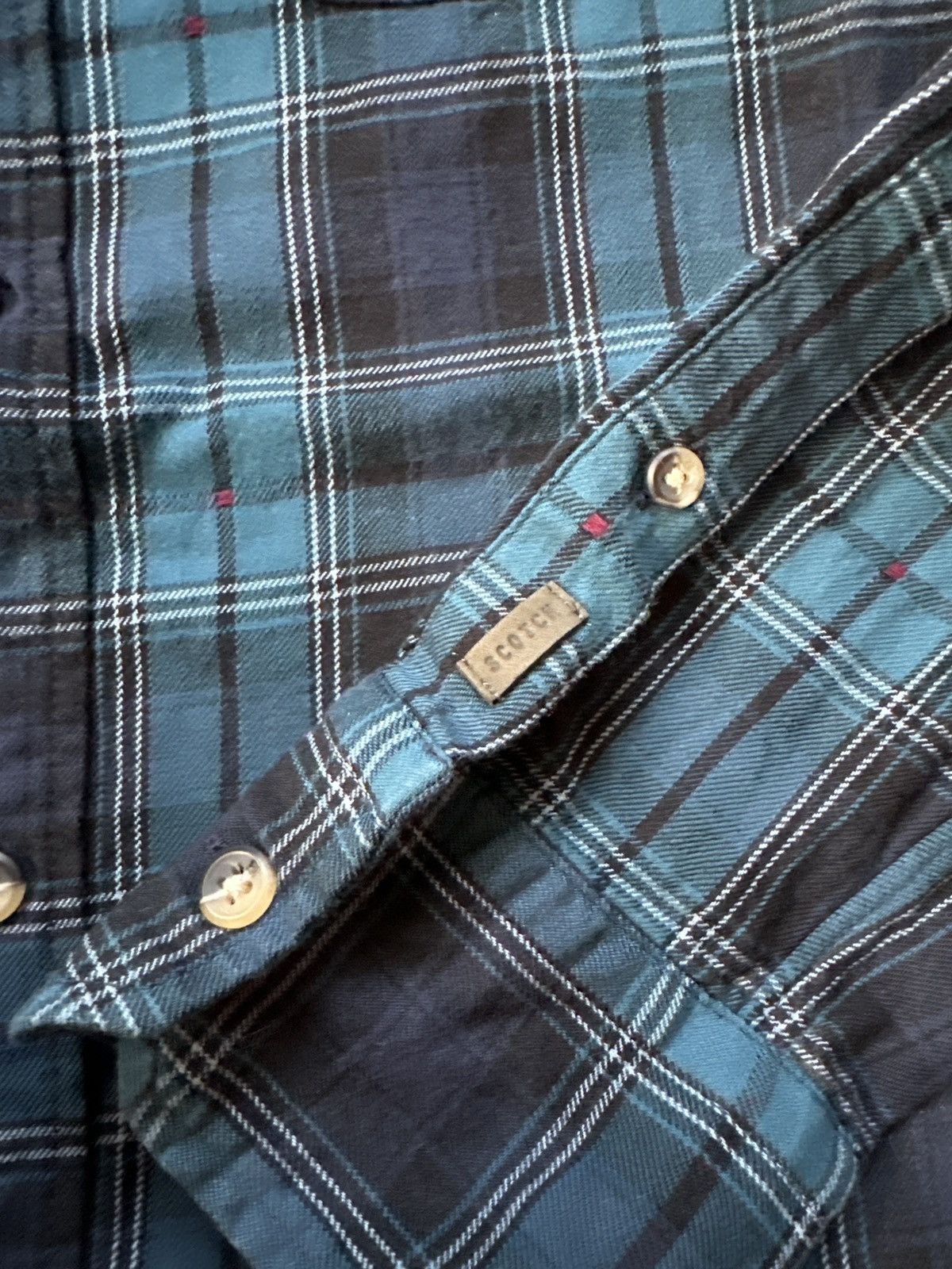 Scotch & Soda Scotch and Soda Flannel Long-Sleeve Button-Down Size Medium Size US M / EU 48-50 / 2 - 3 Thumbnail