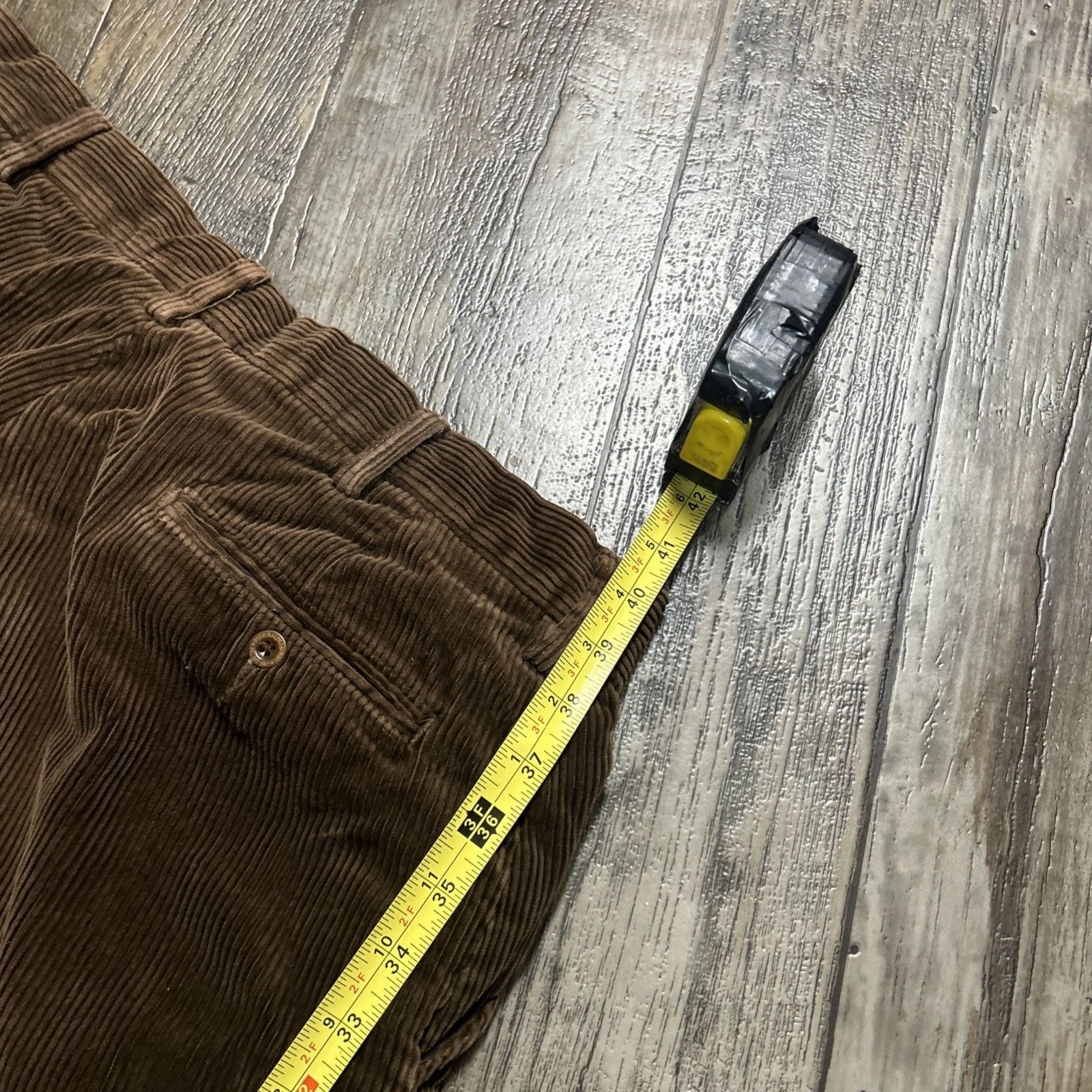 Polo Ralph Lauren Vintage Polo Ralph Lauren Corduroy 35x30 Brown Cords Size US 35 - 7 Thumbnail