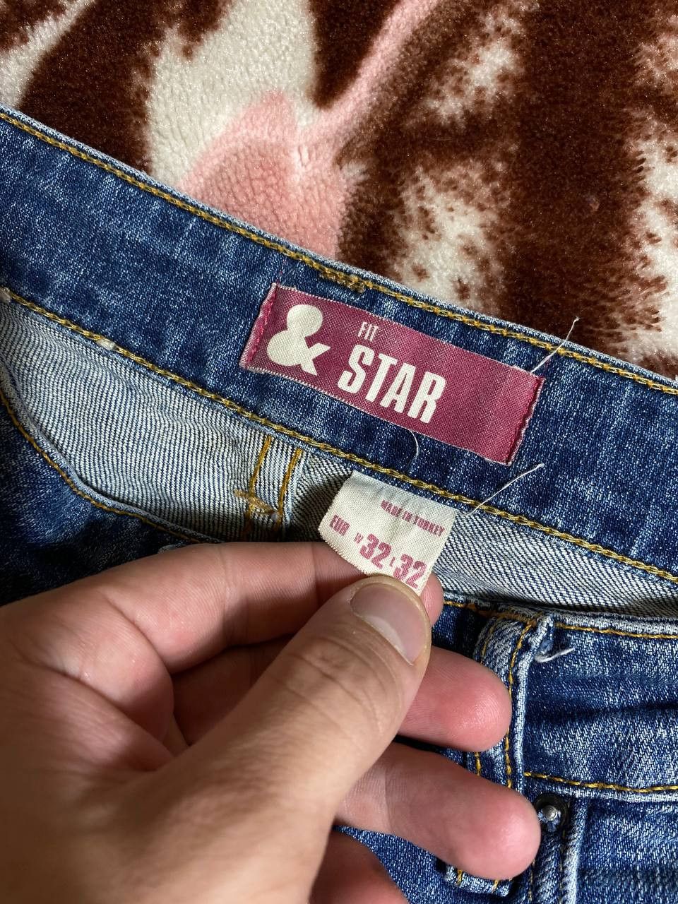 Vintage Vintage Y2K Baggy Grunge Distressed Denim Fit&Star Jeans Size US 32 / EU 48 - 2 Thumbnail