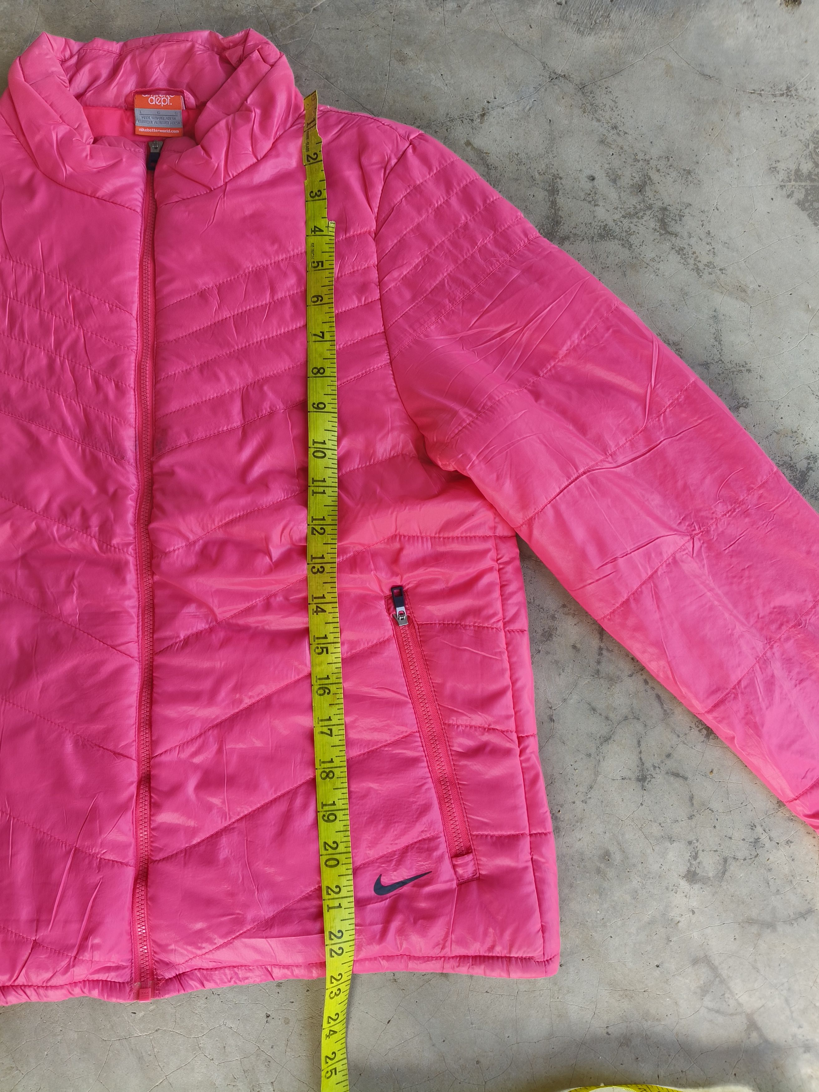 Nike Nike Quilted Zipper Jacket Size L / US 10 / IT 46 - 14 Thumbnail