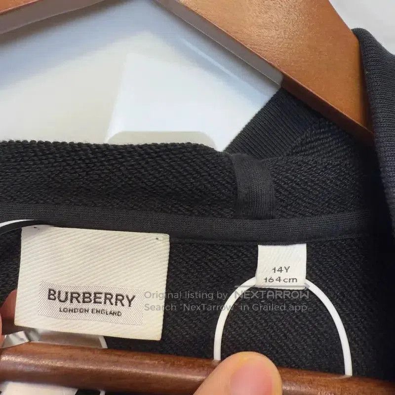 Burberry Burberry Black Cotton Houndstooth Jacket for Women. Size L / US 10 / IT 46 - 4 Thumbnail