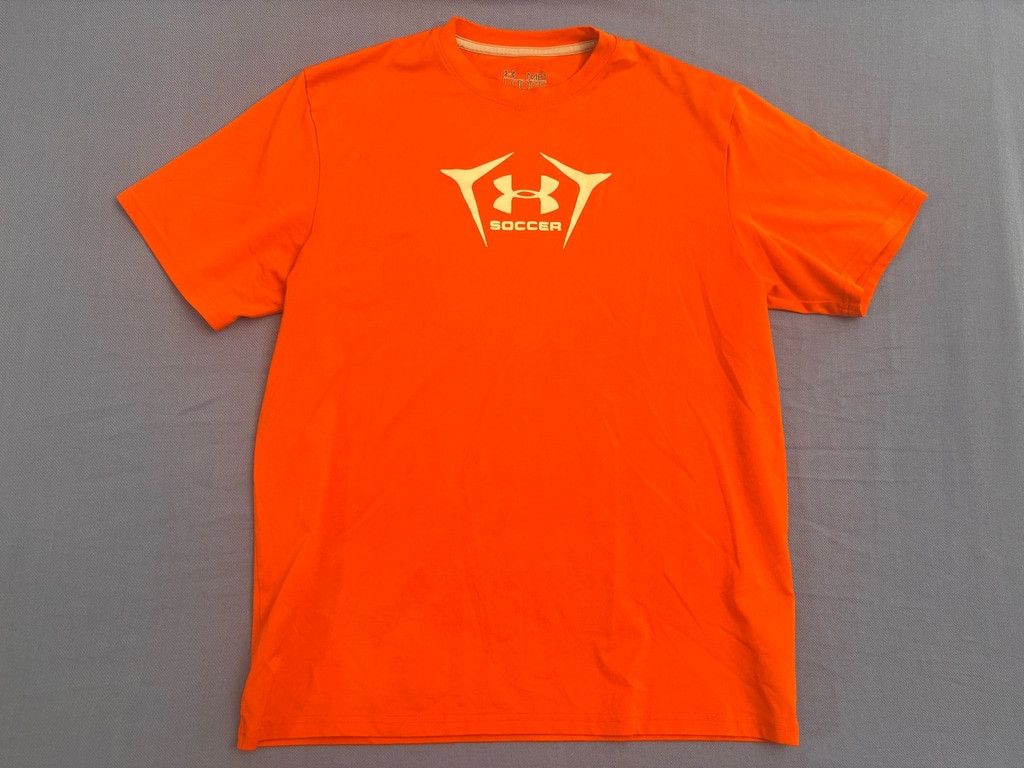 Under Armour Men's Under Armour T-shirt MD Orange Soccer Size US M / EU 48-50 / 2 - 1 Thumbnail
