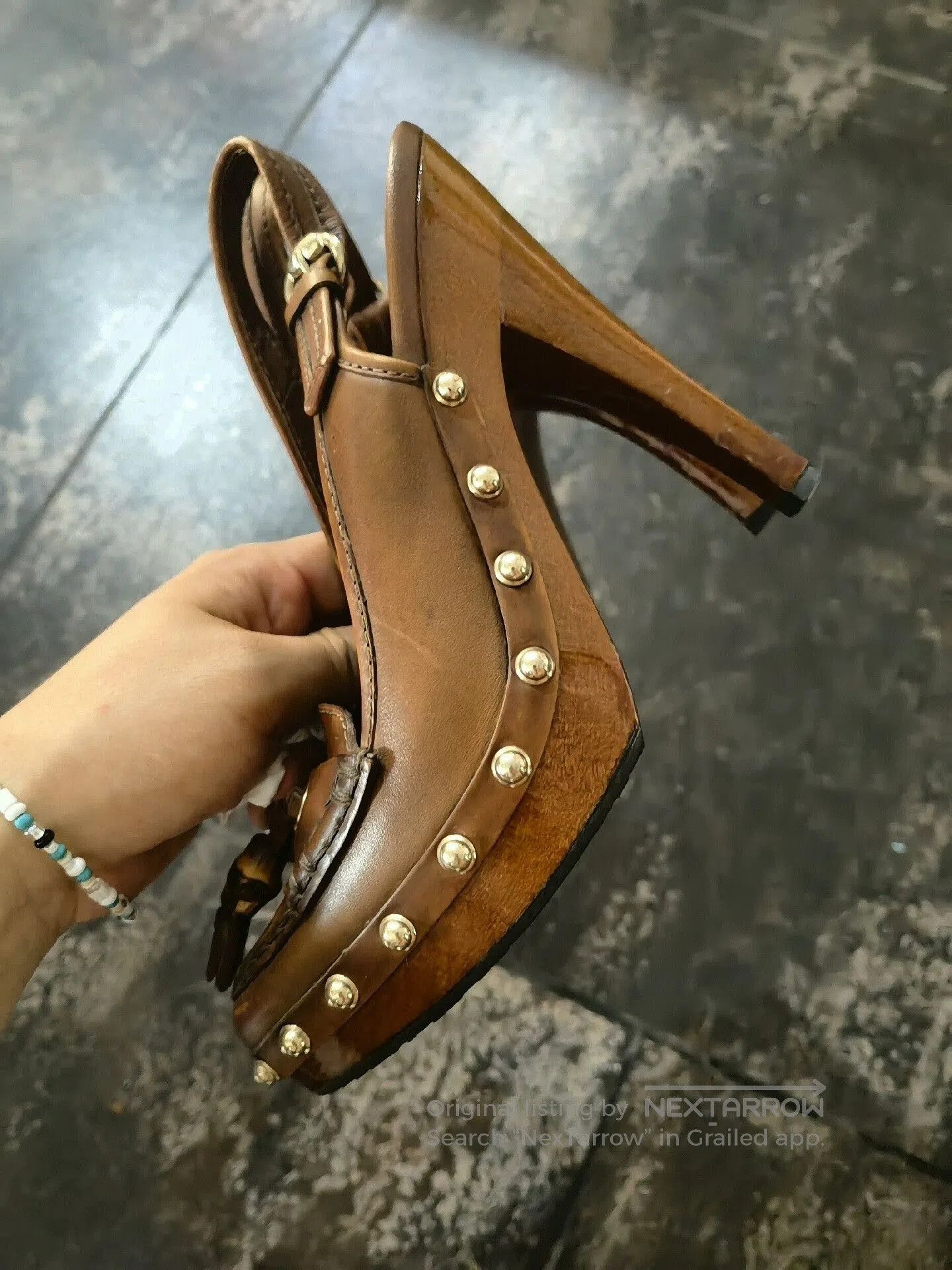 Gucci Gucci Bamboo Stiletto Heels for Women. Size US 4 / IT 34 - 3 Thumbnail