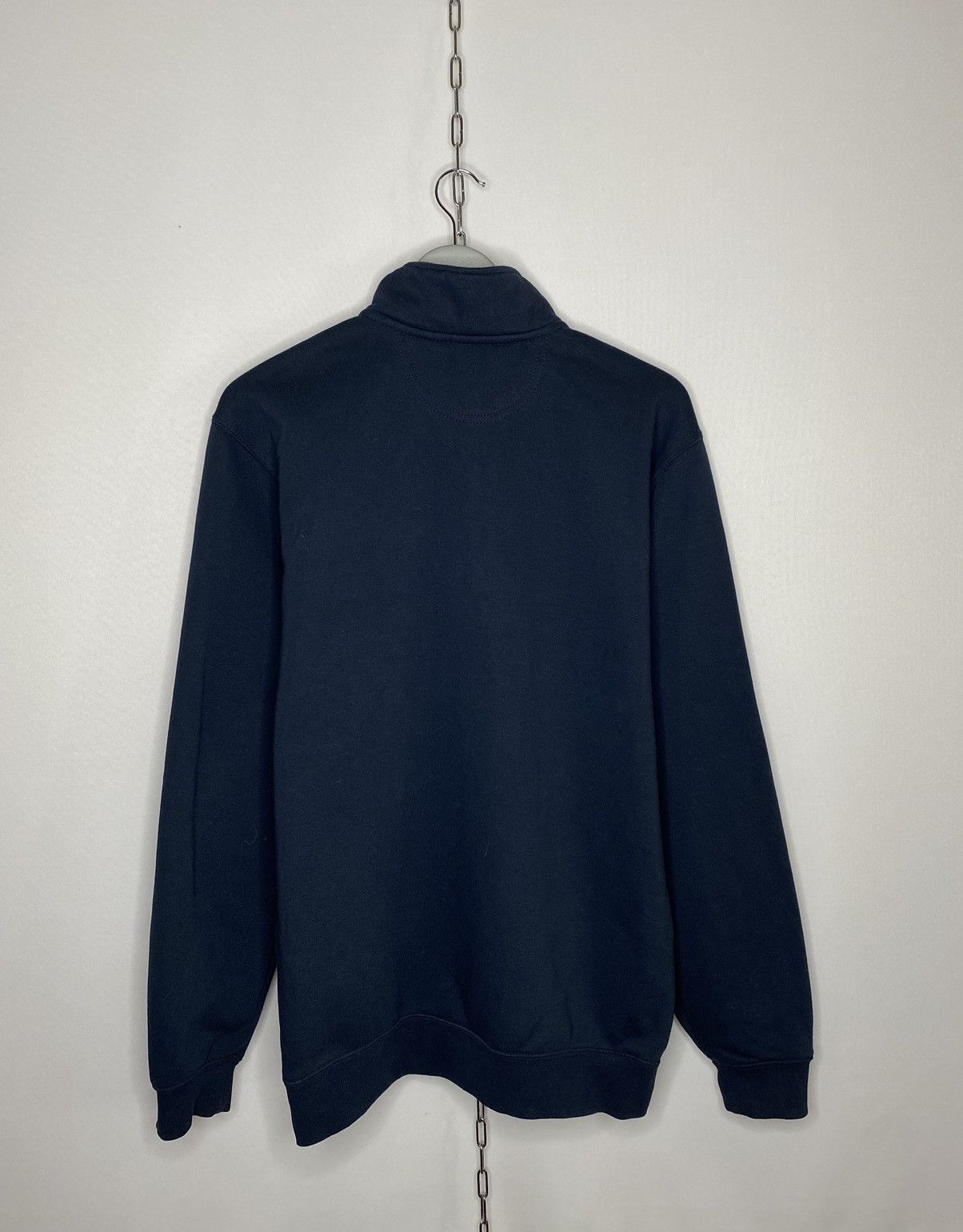 Carhartt 1/3 Zip Sweatshirt Pullover Hoodie Sweater Navy Blue