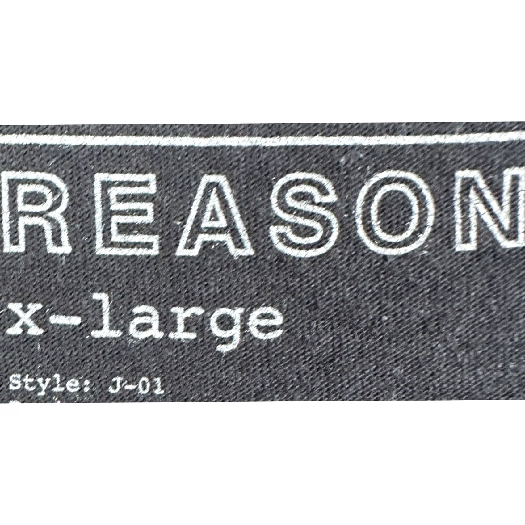 Reason Reason T-Shirt Mens XL Black Graphic Malcolm X Crewneck Short Sleeve Casual Tee Size US XL / EU 56 / 4 - 4 Thumbnail