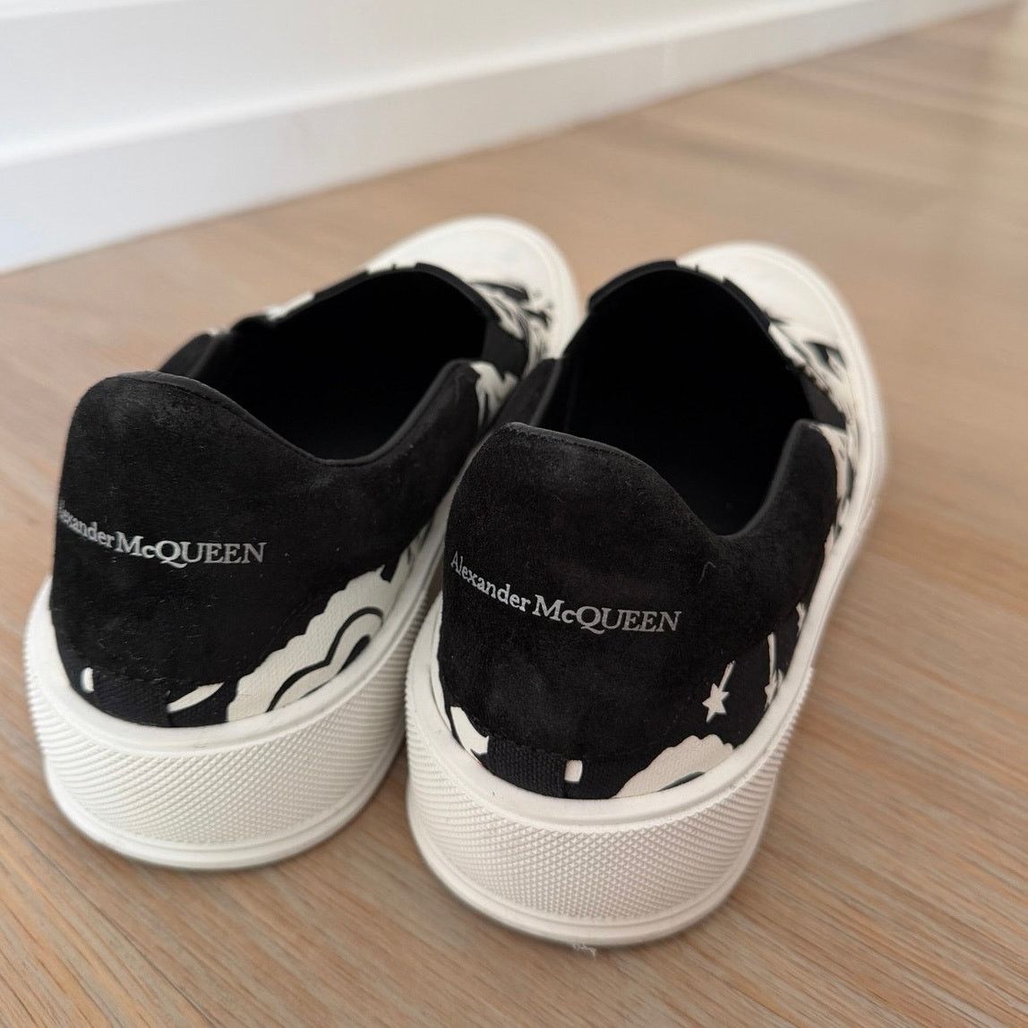 Alexander McQueen Alexander McQueen SlipOn Sneakers Skull Black Men’s 45 US 11 Size US 11 / EU 44 - 2 Thumbnail