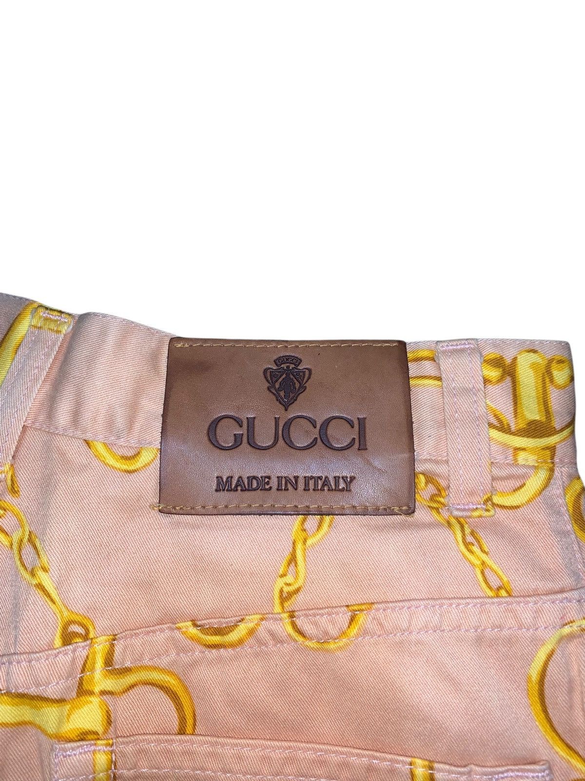 Gucci 1990s Gucci Tom Ford horsebit coral pants Size 26" / US 2 / IT 38 - 10 Thumbnail