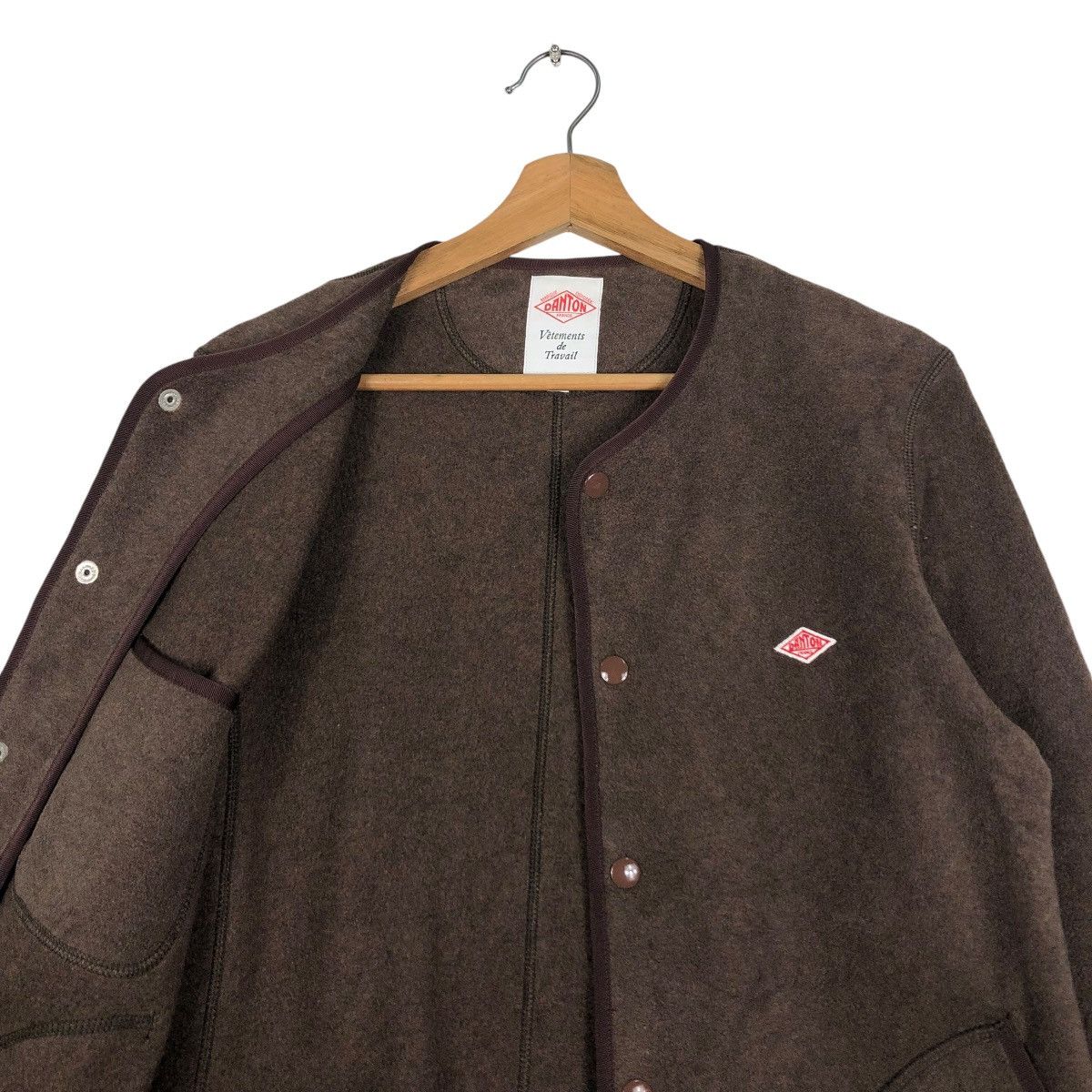 Danton × Japanese Brand 🔥VINTAGE CHORE WOOL JACKET DANTON ISSEY MIYAKE Size M / US 6-8 / IT 42-44 - 12 Thumbnail