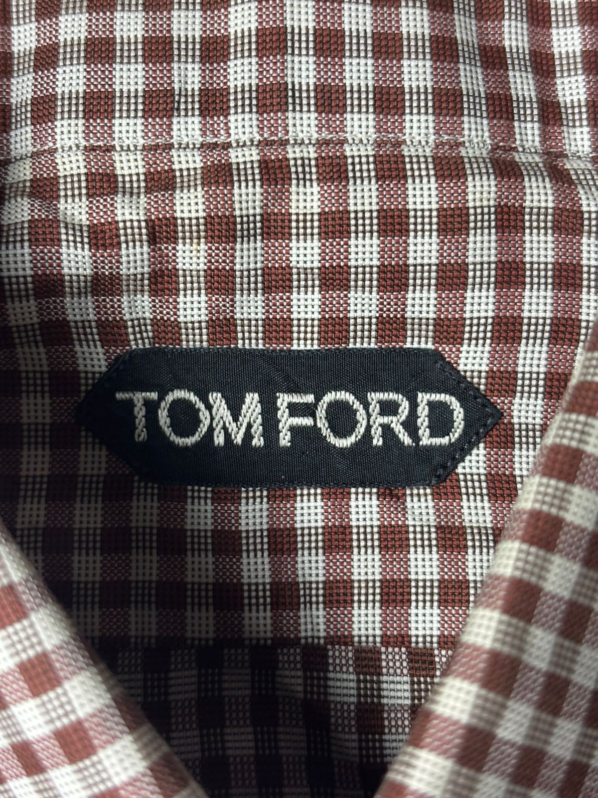 Tom Ford 2000s Tom Ford Plaid Button-Up Shirt Size US S / EU 44-46 / 1 - 5 Thumbnail