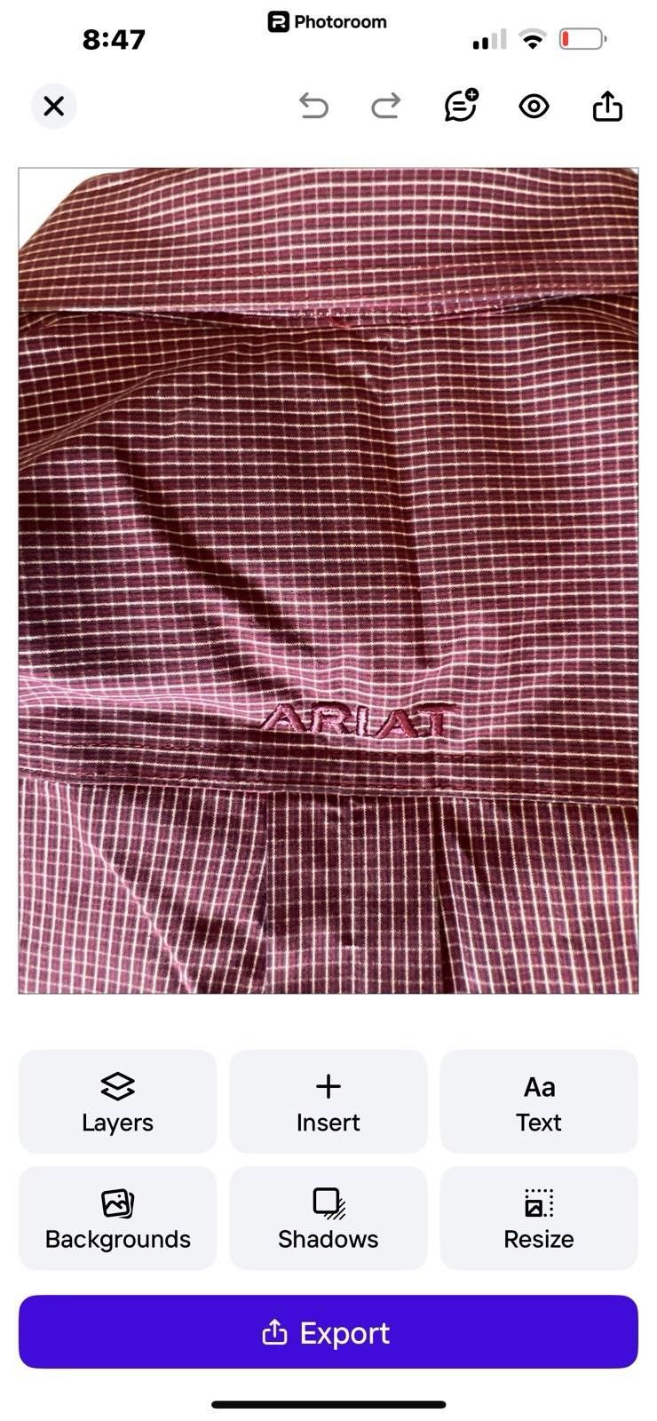 Ariat Ariat Pro Series Men’s Button Down Long Sleeve Medium Size US M / EU 48-50 / 2 - 6 Thumbnail