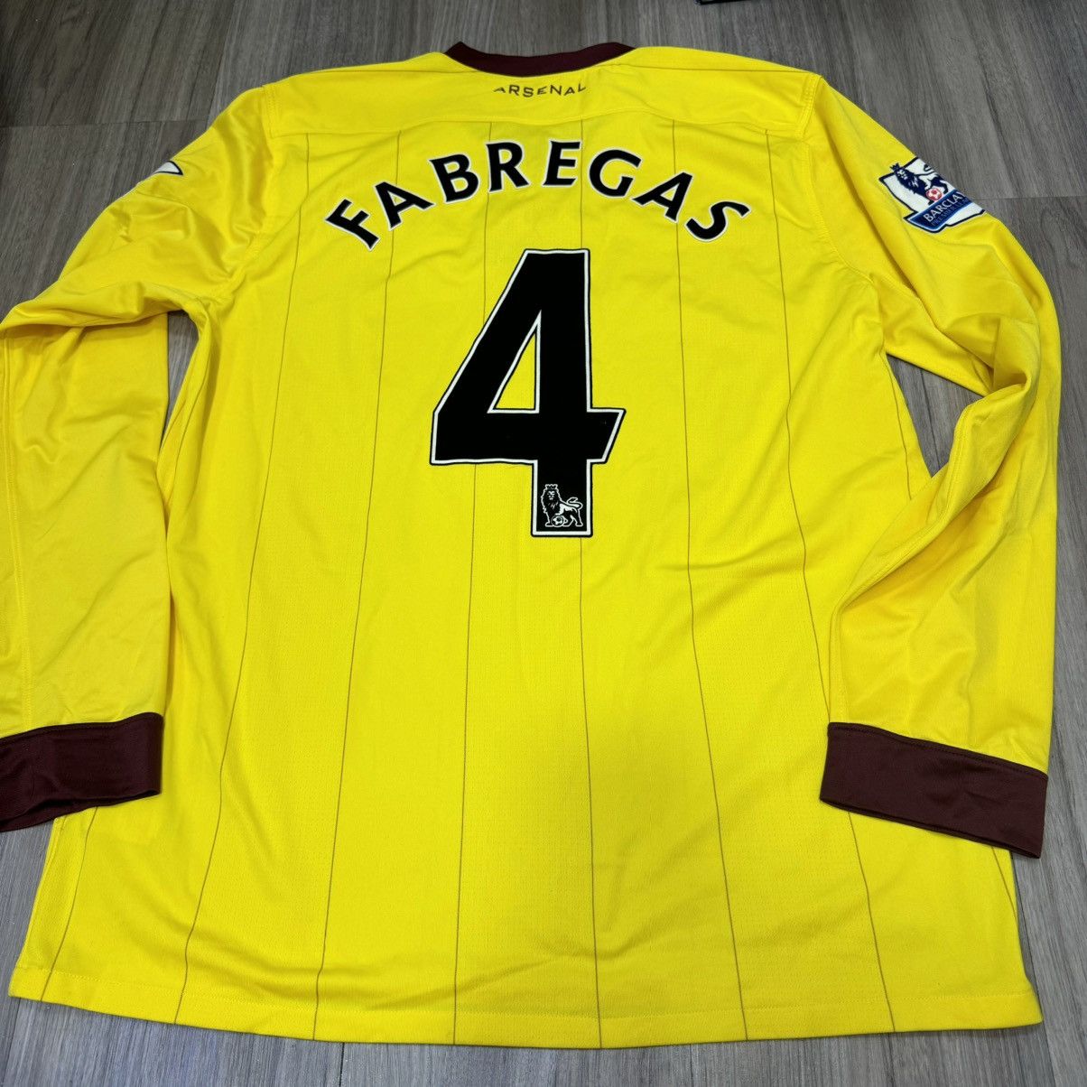 Nike Arsenal 10/11 longsleeves away shirt #4 Fabregas Size US L / EU 52-54 / 3 - 2 Thumbnail
