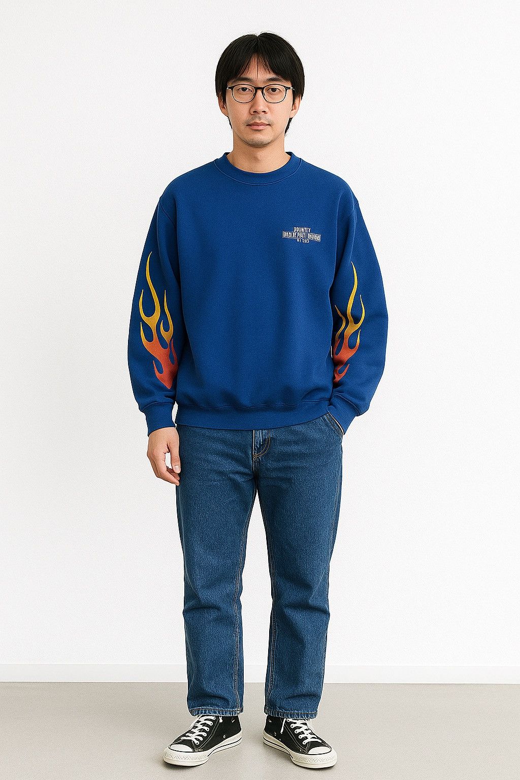 Harley Davidson Vintage Harley Davidson Motorcycle Sweatshirt Size US S / EU 44-46 / 1 - 1 Thumbnail