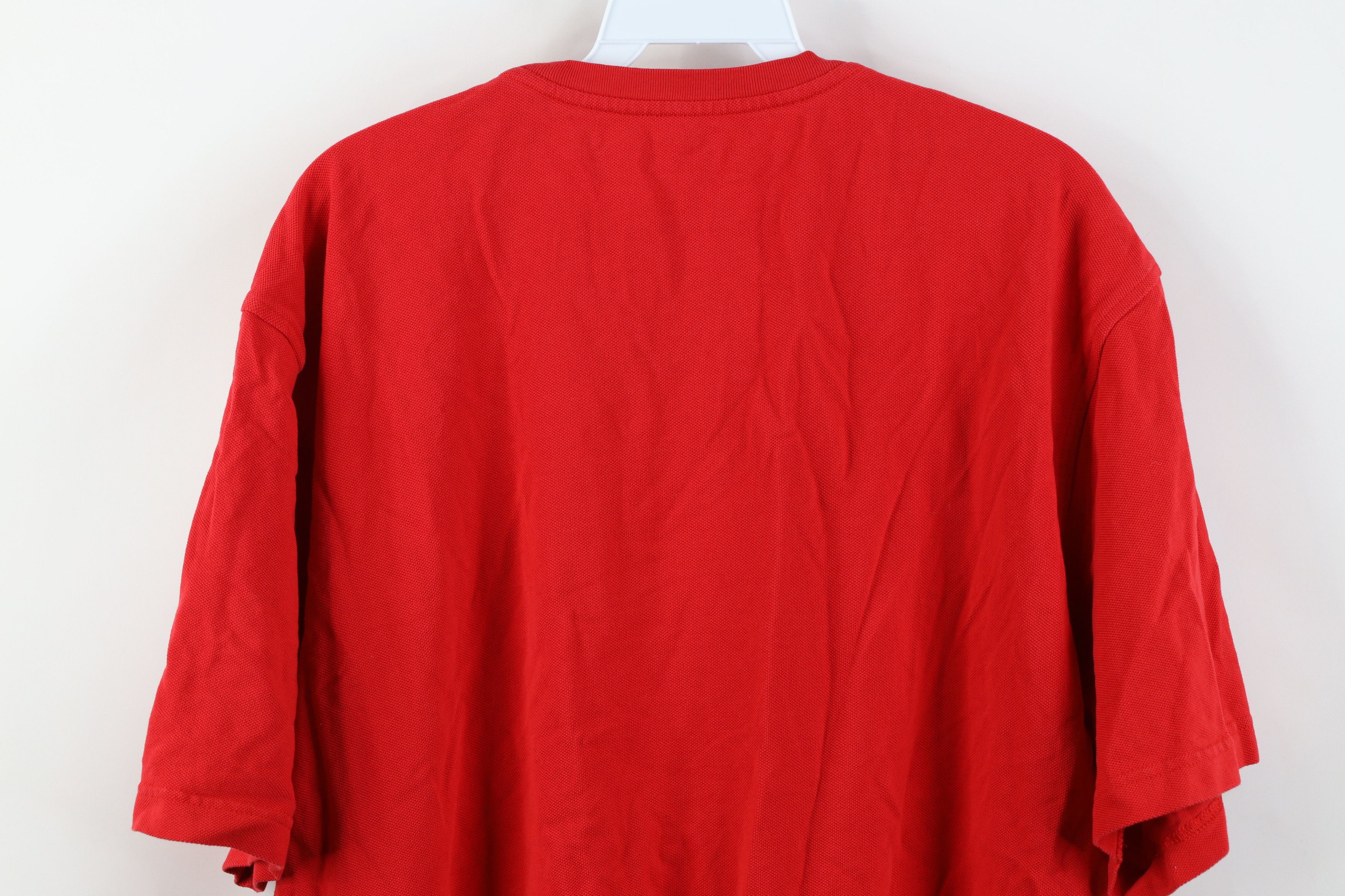 Apple Vintage Apple Company Apple Logo Thermal Knit T-Shirt Red Size US XXL / EU 58 / 5 - 9 Thumbnail