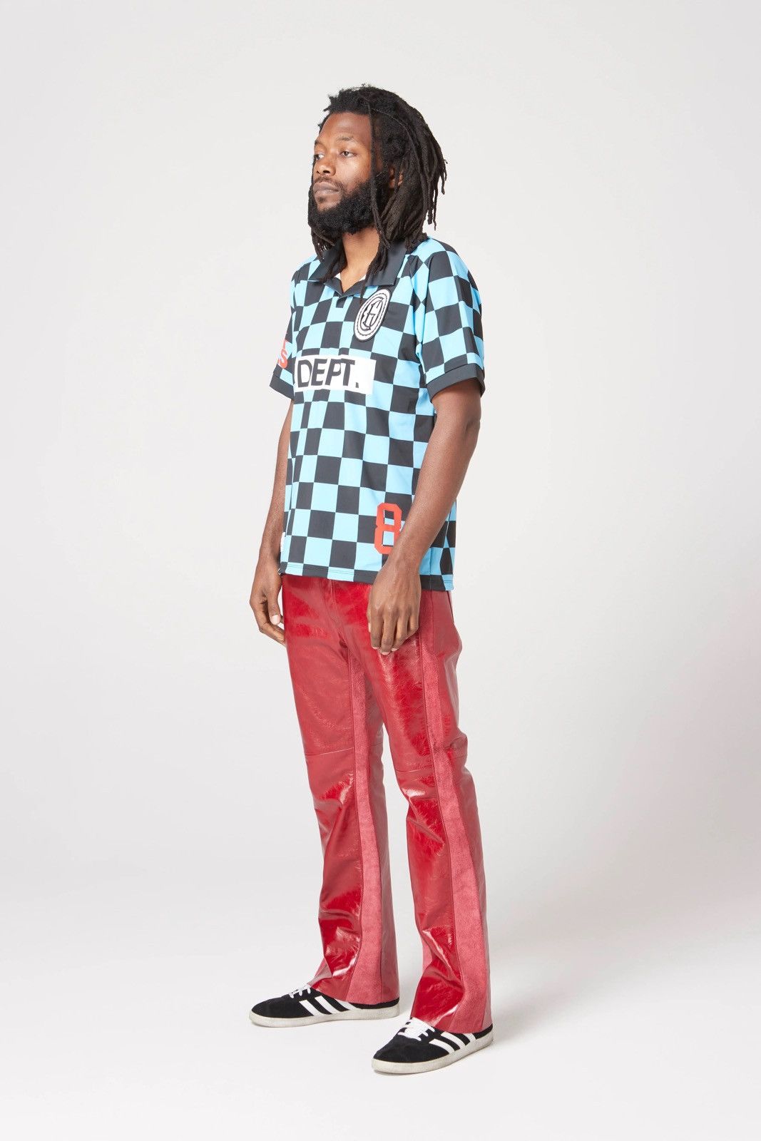 Gallery Dept. $6500 Red Leather-Suede Bronco Pants Size US 32 / EU 48 - 17 Thumbnail
