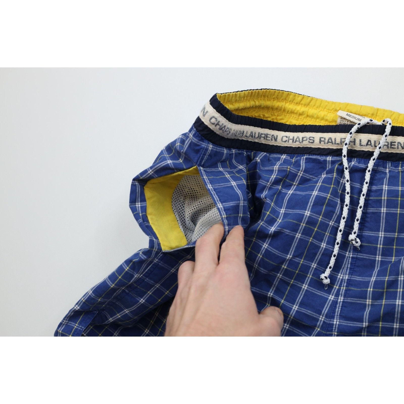 Ralph Lauren Vintage 90s Chaps Ralph Lauren Lined Shorts Swim Trunks Size US 32 / EU 48 - 6 Thumbnail