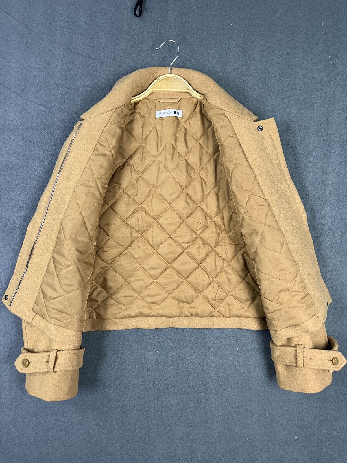 Designer × JW Anderson × Uniqlo J.W. Anderson Uniqlo Wool Zip Up Cropped Jacket Size US L / EU 52-54 / 3 - 8 Thumbnail