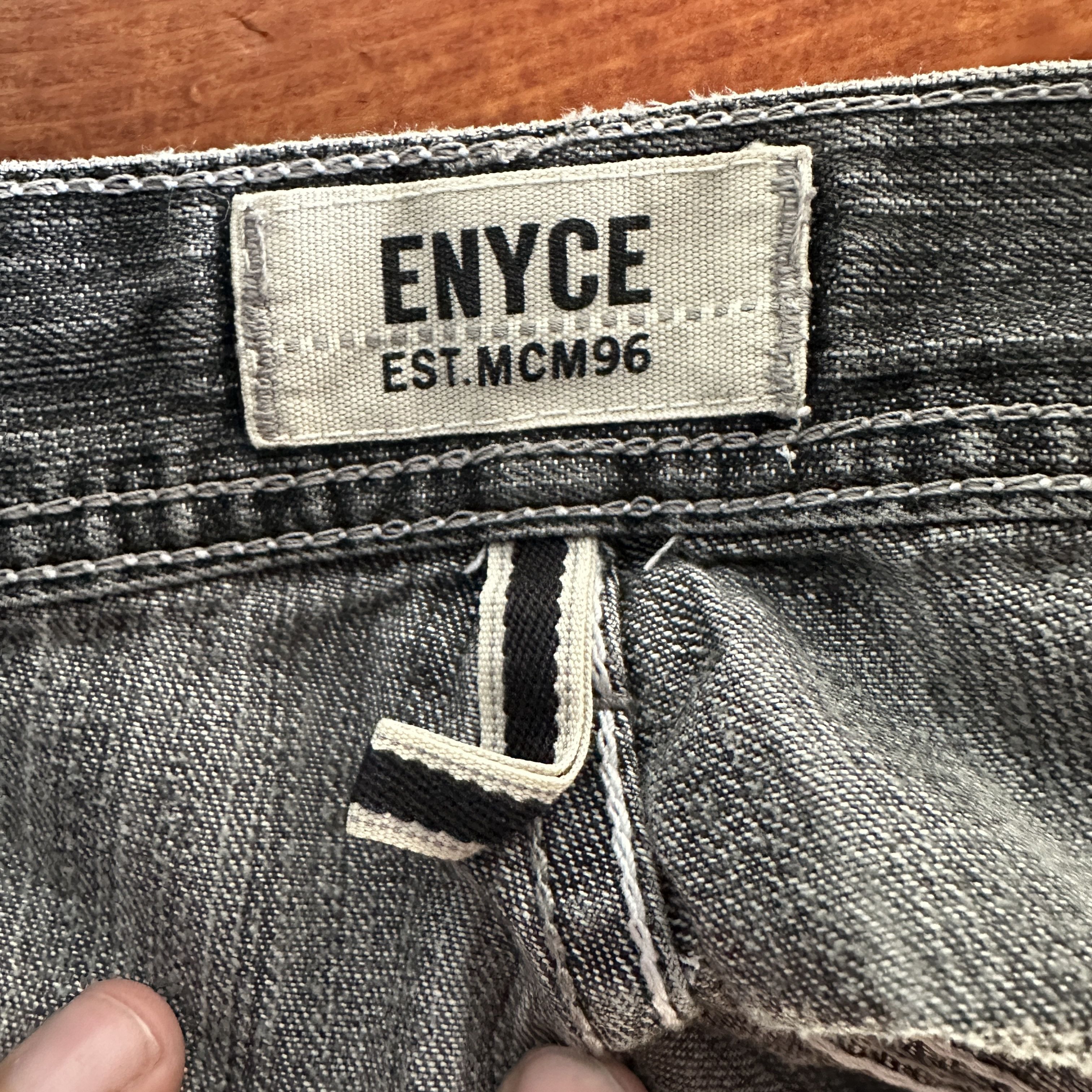 Enyce Enyce Baggy Jeans Mens Size 36 Black Faded With Red Y2K Size US 36 / EU 52 - 10 Thumbnail