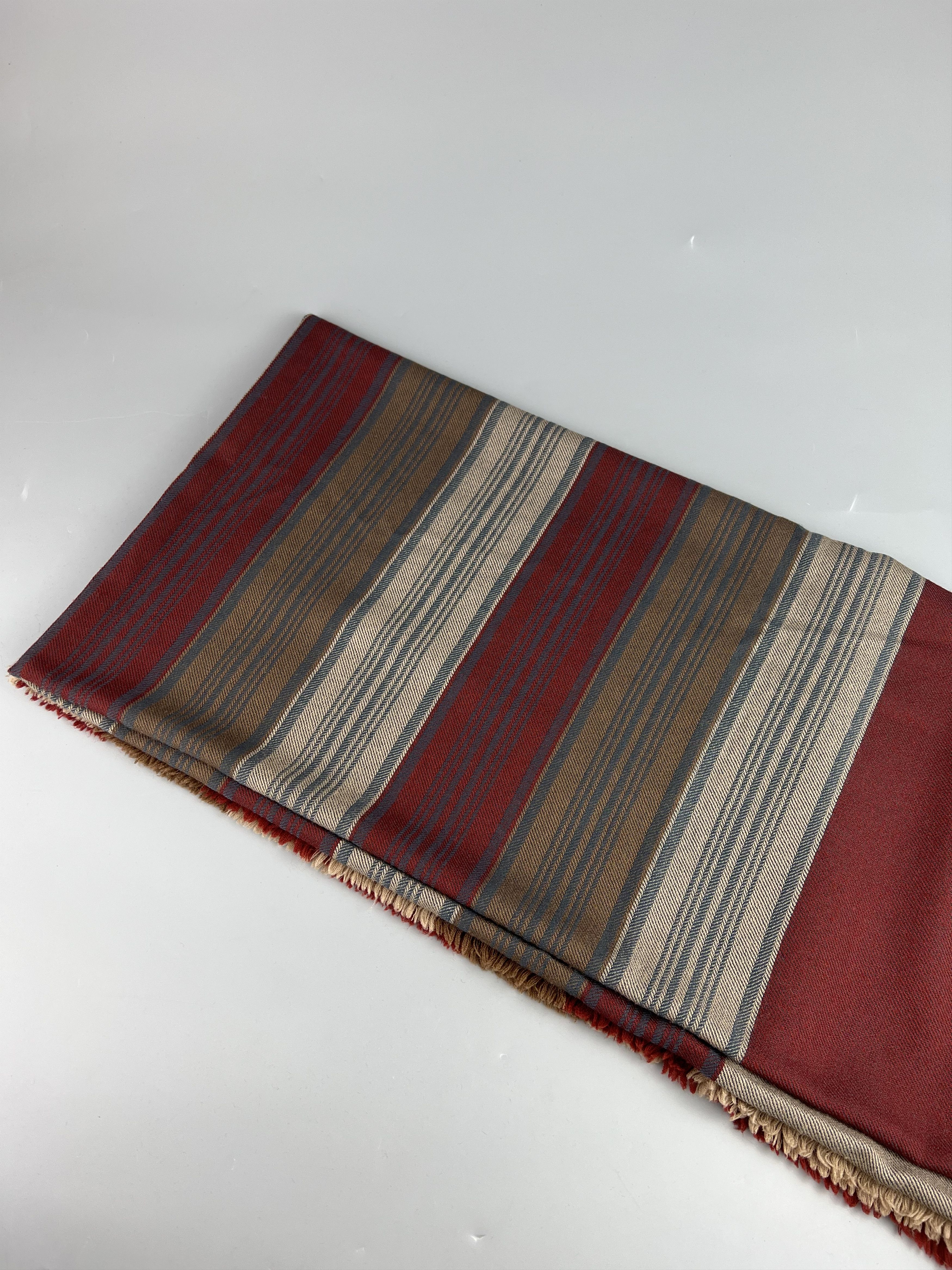 Missoni × Vintage Missoni Vintage Striped Wool Tablecloth Scarf 150x136cm Size ONE SIZE - 2 Thumbnail