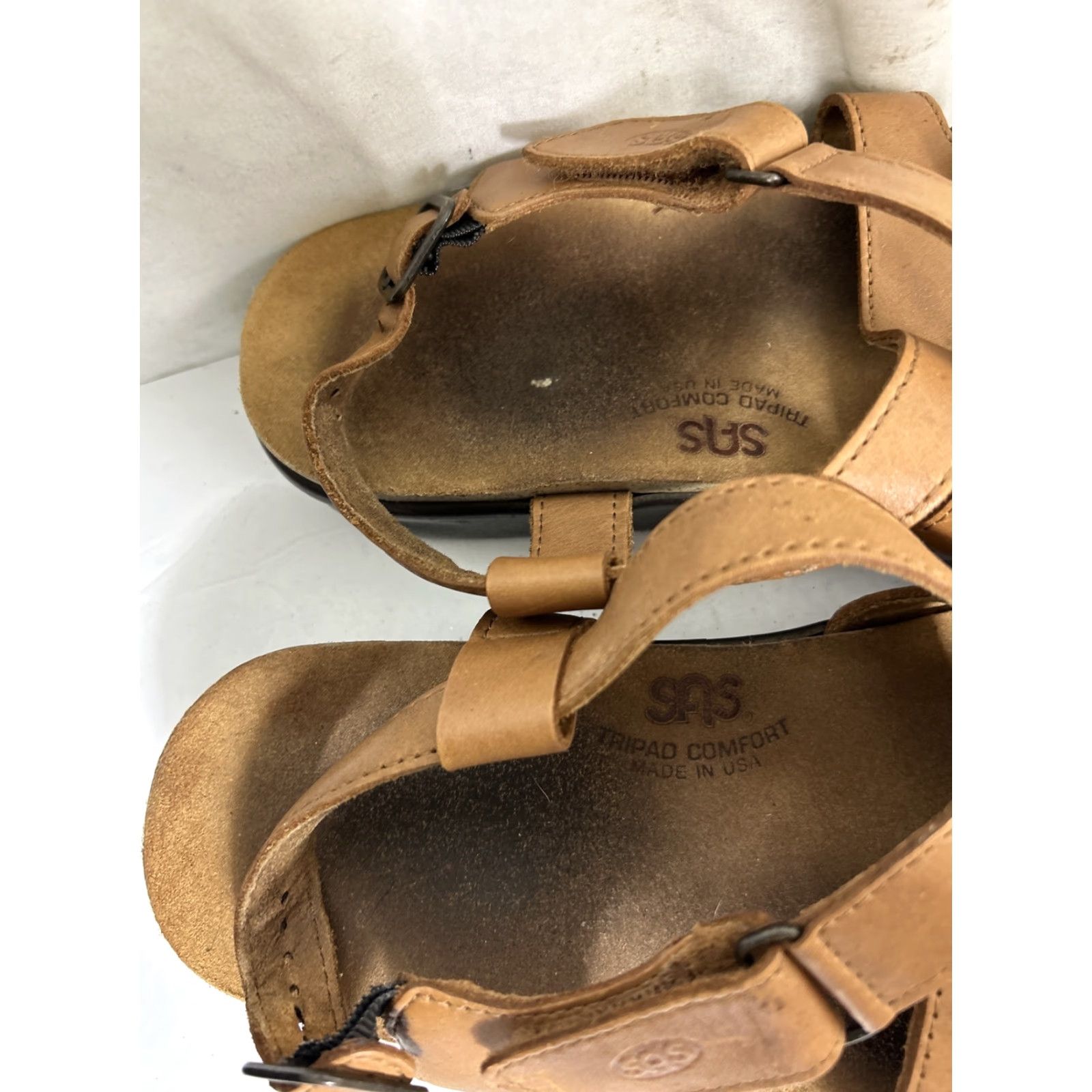 SAS SAS Women’s Sandal Cross Strap Tripad Comfort Huggy Caramel 10 M Womens Shoes Size US 10 / IT 40 - 5 Thumbnail