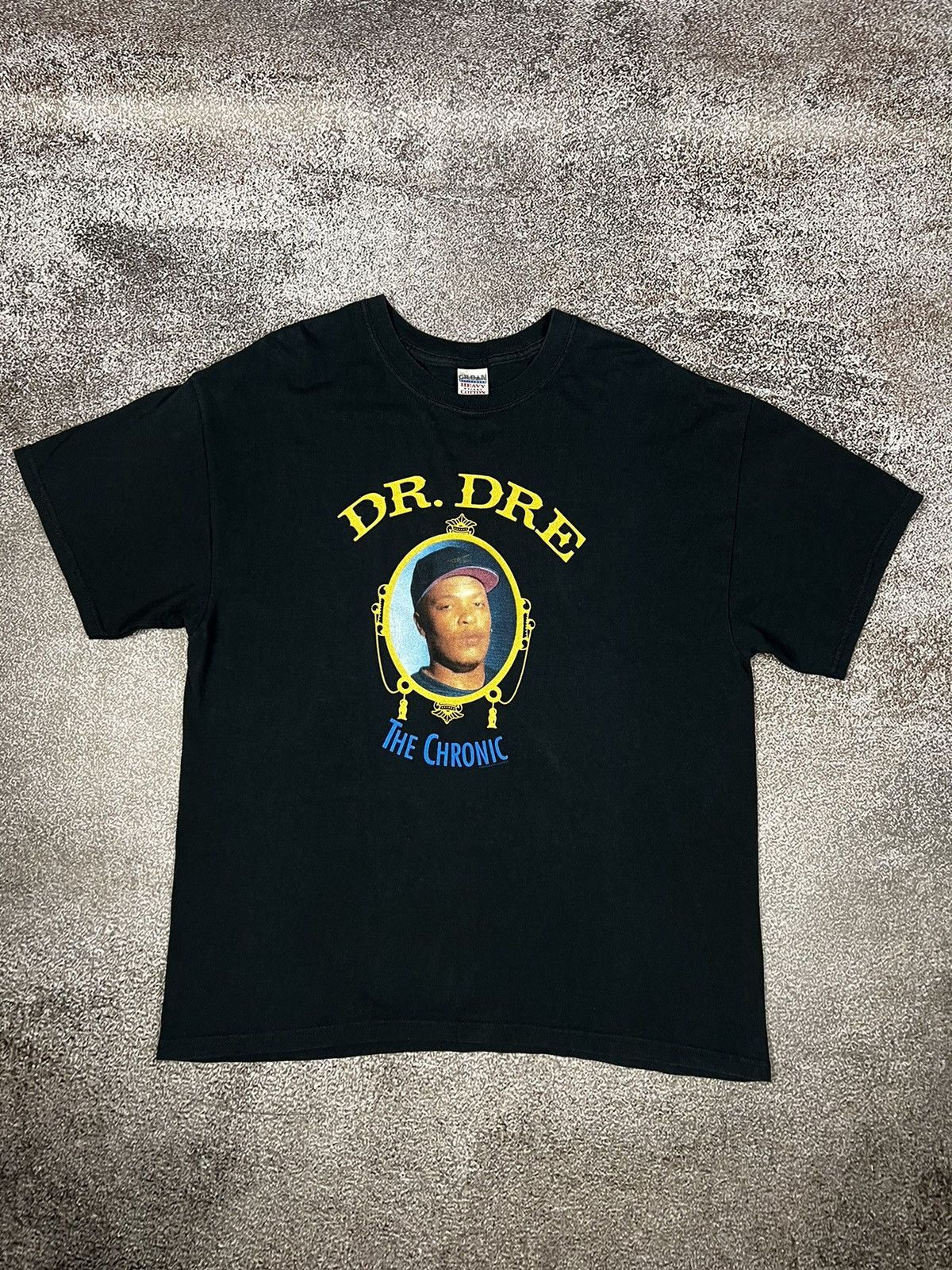 image of Band Tees x Vintage Dr Dre The Chronic 2005 T-Shirt XL Hip-Hop Rap Compton Y2K in Black, Men's