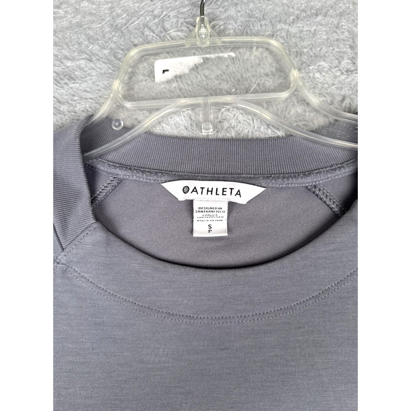 Athleta Athleta Sweater Womens S Gray Raglan Crewneck Pullover Hi Low Hem Sweatshirt Long Sleeve Casual Autumn Winter Travel Size S / US 4 / IT 40 - 6 Thumbnail