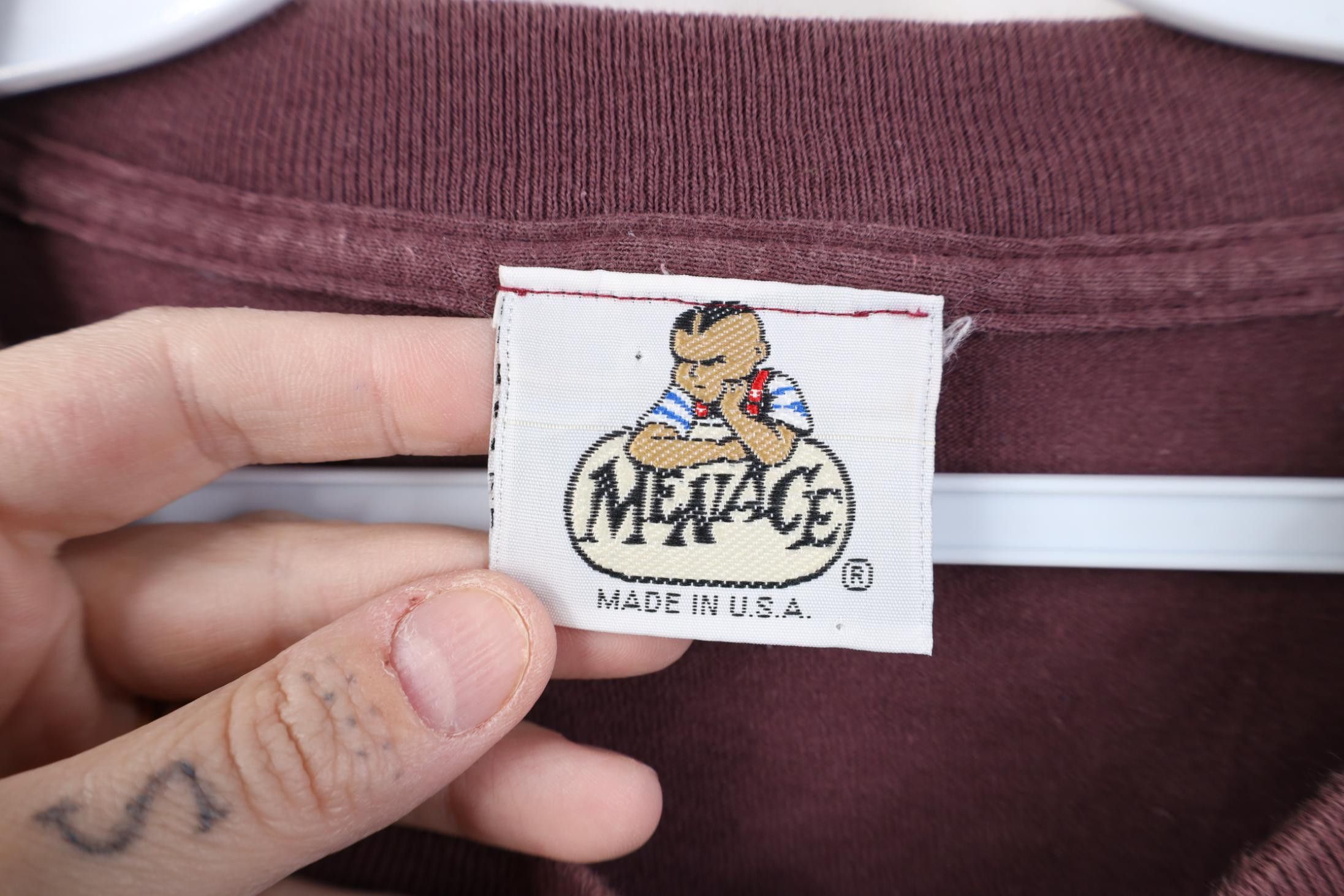 Vintage Vintage 90s Menace Skateboards Here Kitty Kitty T-Shirt USA Size US XL / EU 56 / 4 - 10 Thumbnail